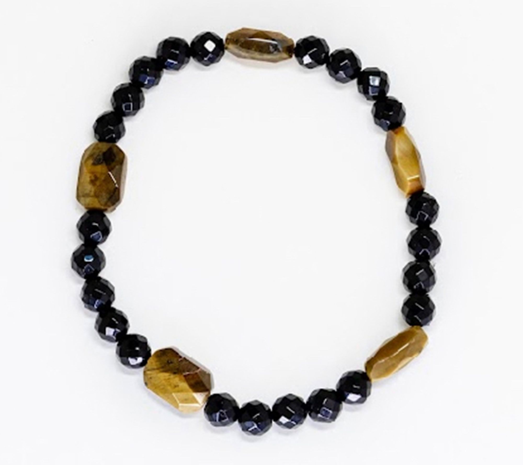 Alkeme STACK-EM Onyx & Tiger's Eye Stretch Bracelet