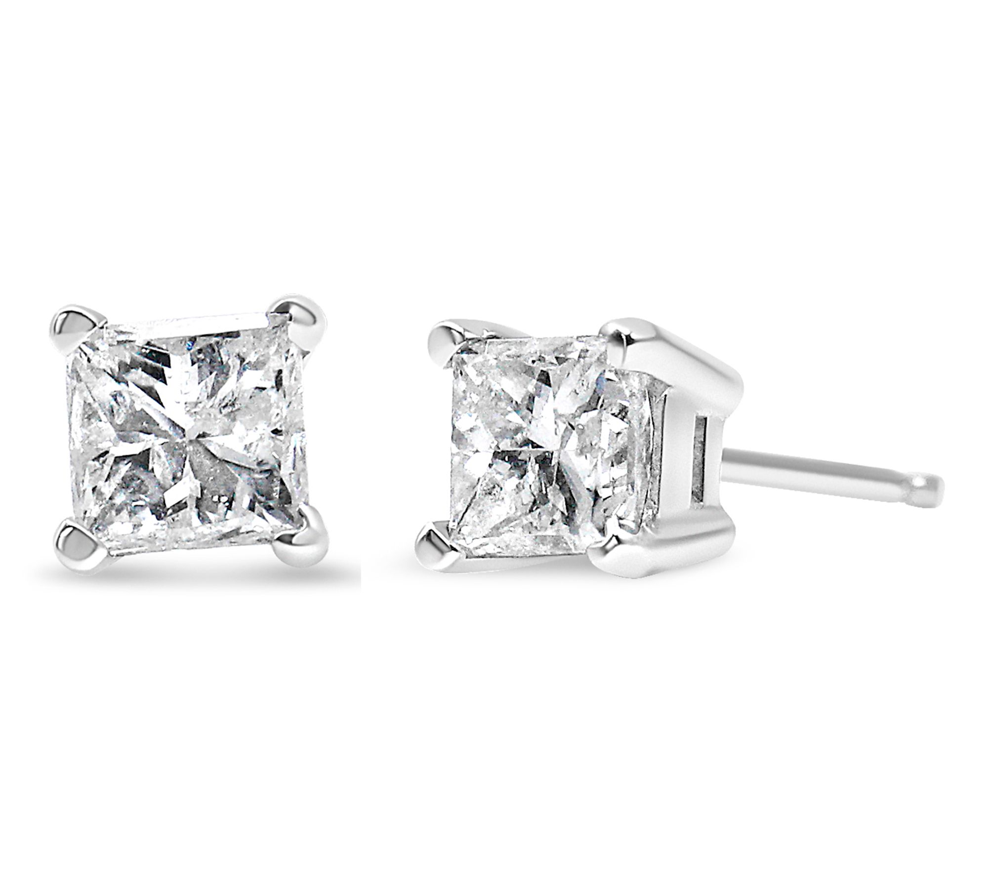 Haus of Brilliance 1.00 cttw Diamond Earrings,Sterling Silver