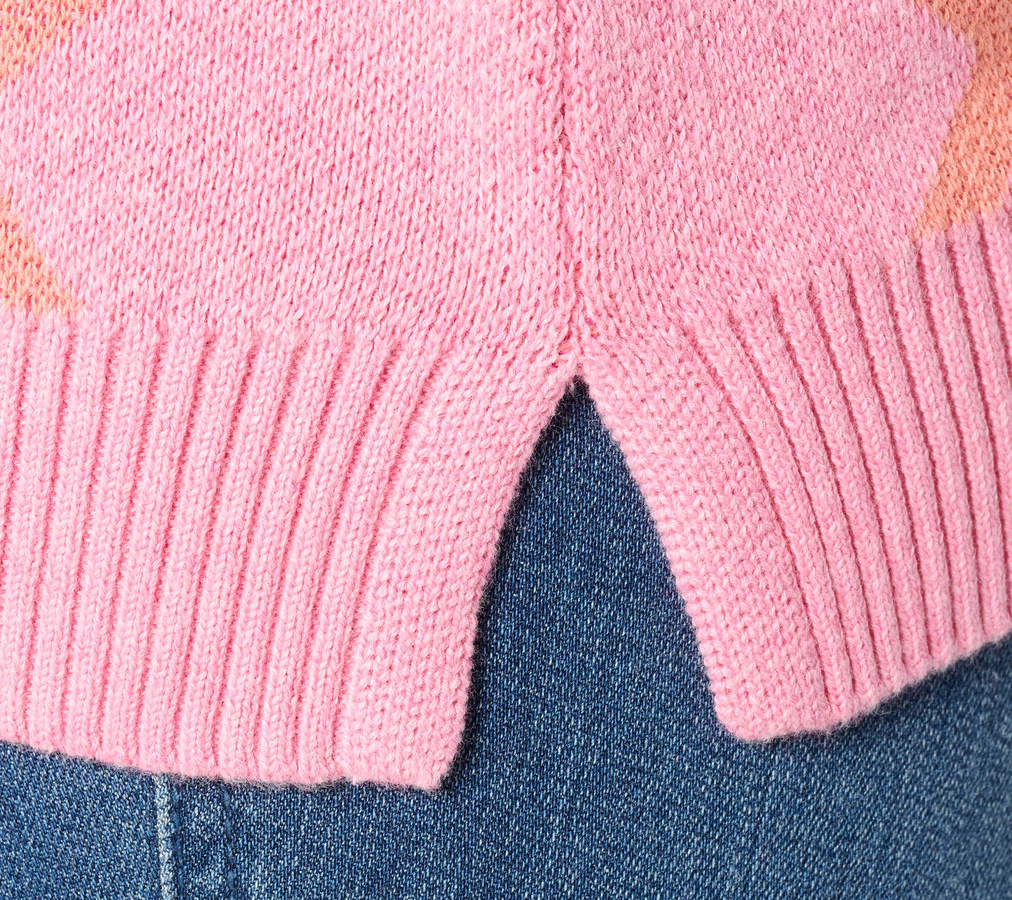 Belle by Kim Gravel Mad for Plaid Turtleneck Sweater