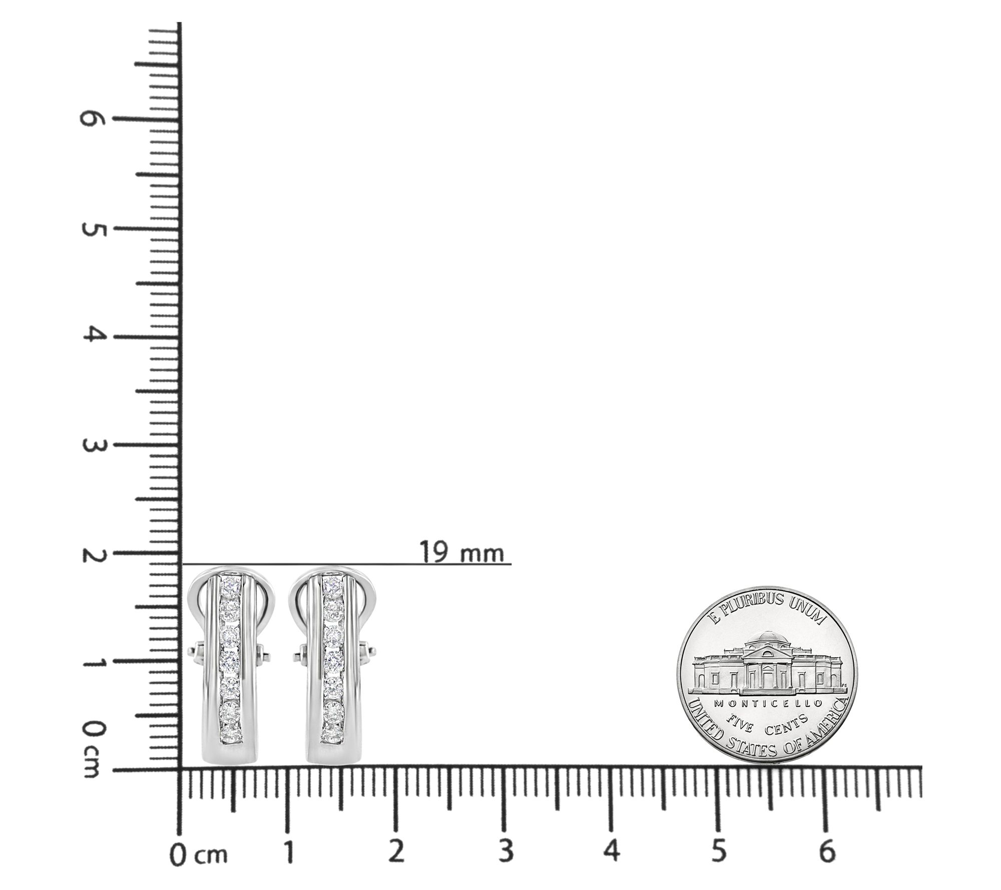 Haus of Brilliance Lab Grown Diamond Huggie Earrings, Sterlin