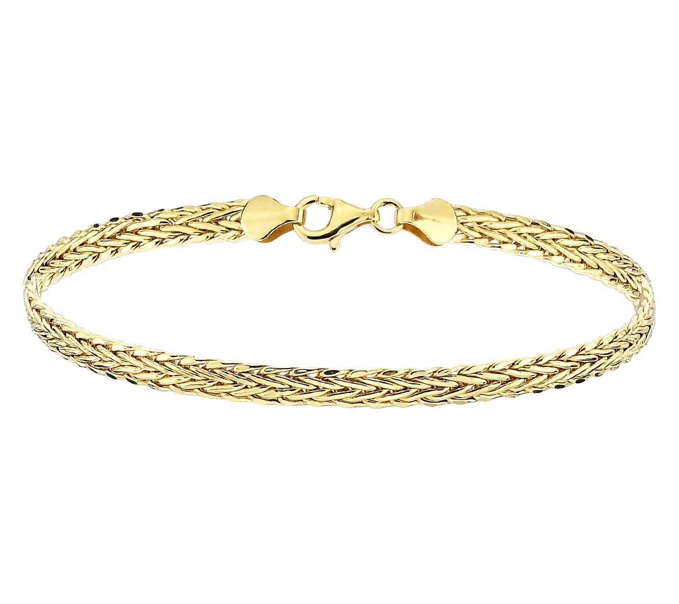 Adorna 14K Gold Foxtail Chain Bracelet