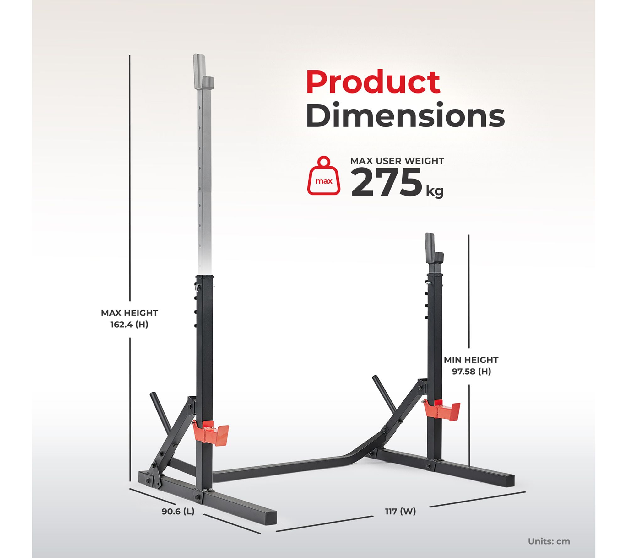 Sunny Multifunctional Adjustable Bench Press Squat Rack