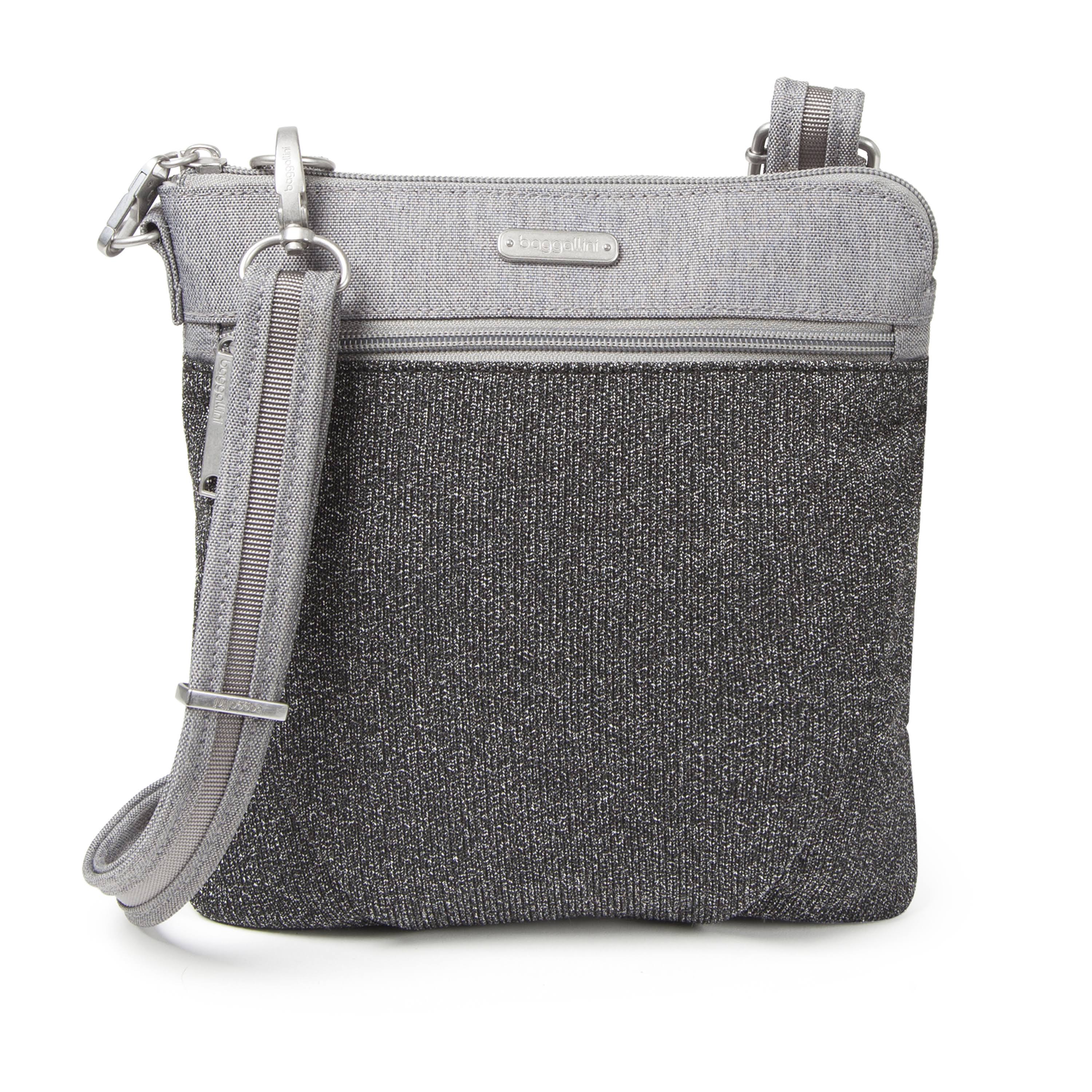 Baggallini Anti Theft Slim Crossbody - Stone