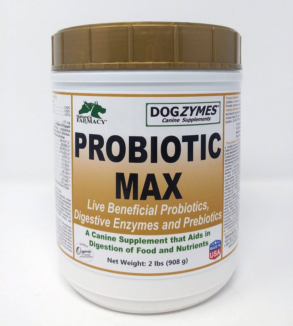 Dogzymes Pro Biotic Max, 2-lb
