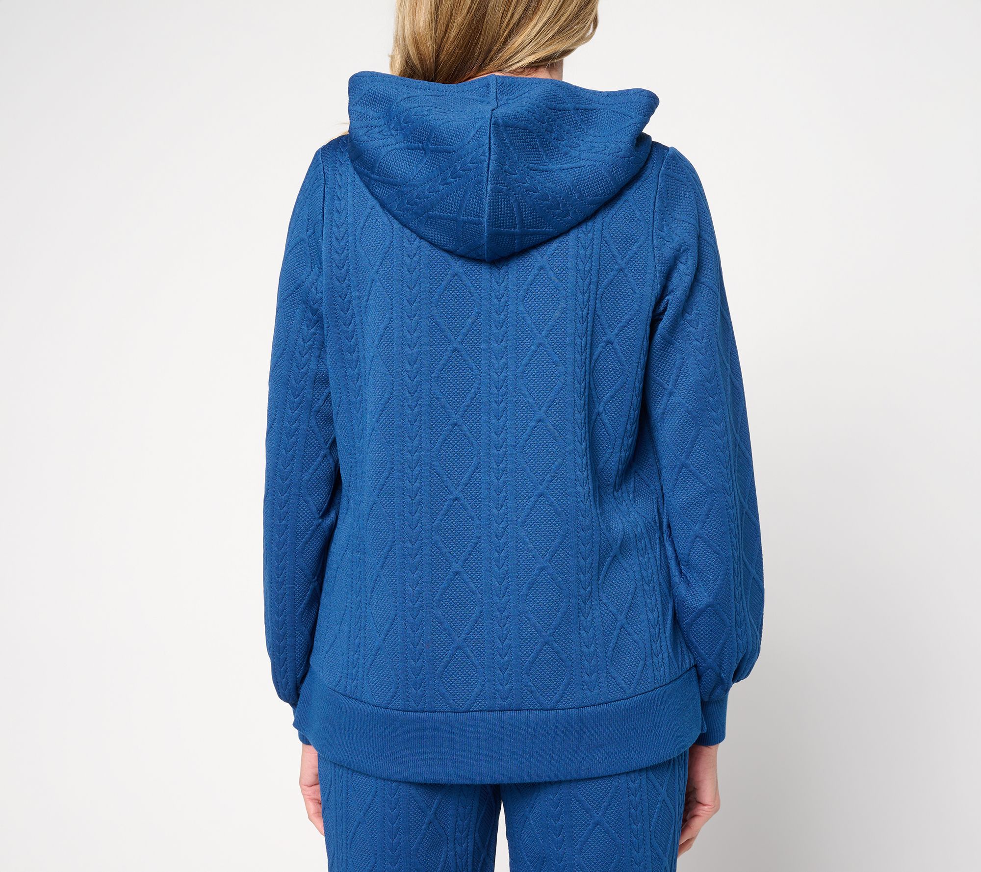 Belle by Kim Gravel Cable Chic Hoodie