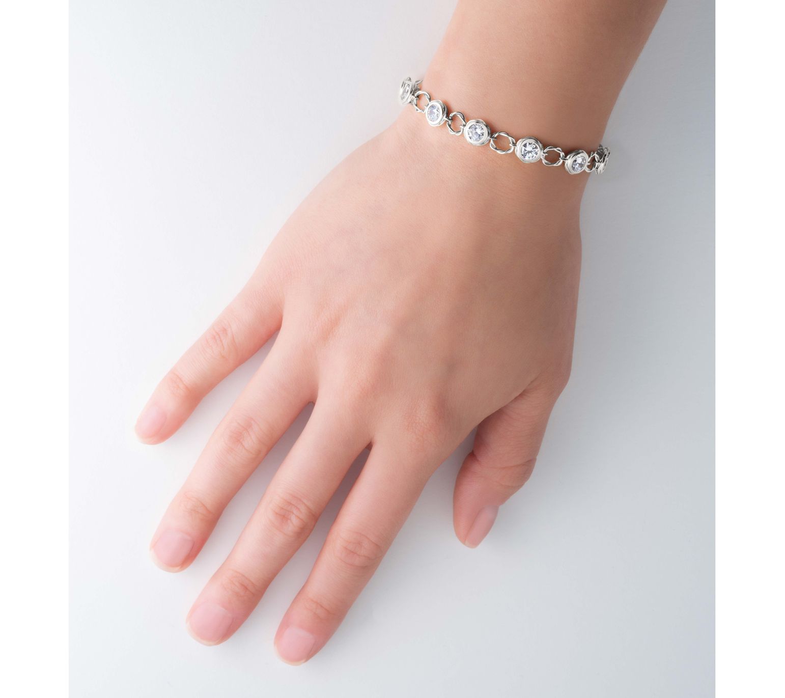 XO TACORI Lab Grown Diamond 5.5 cttw Station Bracelet, 14K