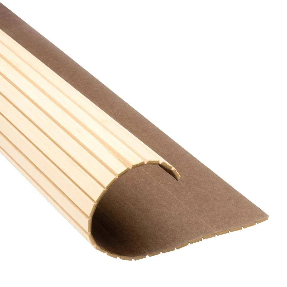 Pole-Wrap 12-in L x 8-ft H Maple Unfinished Fluted Column Wrap 83128