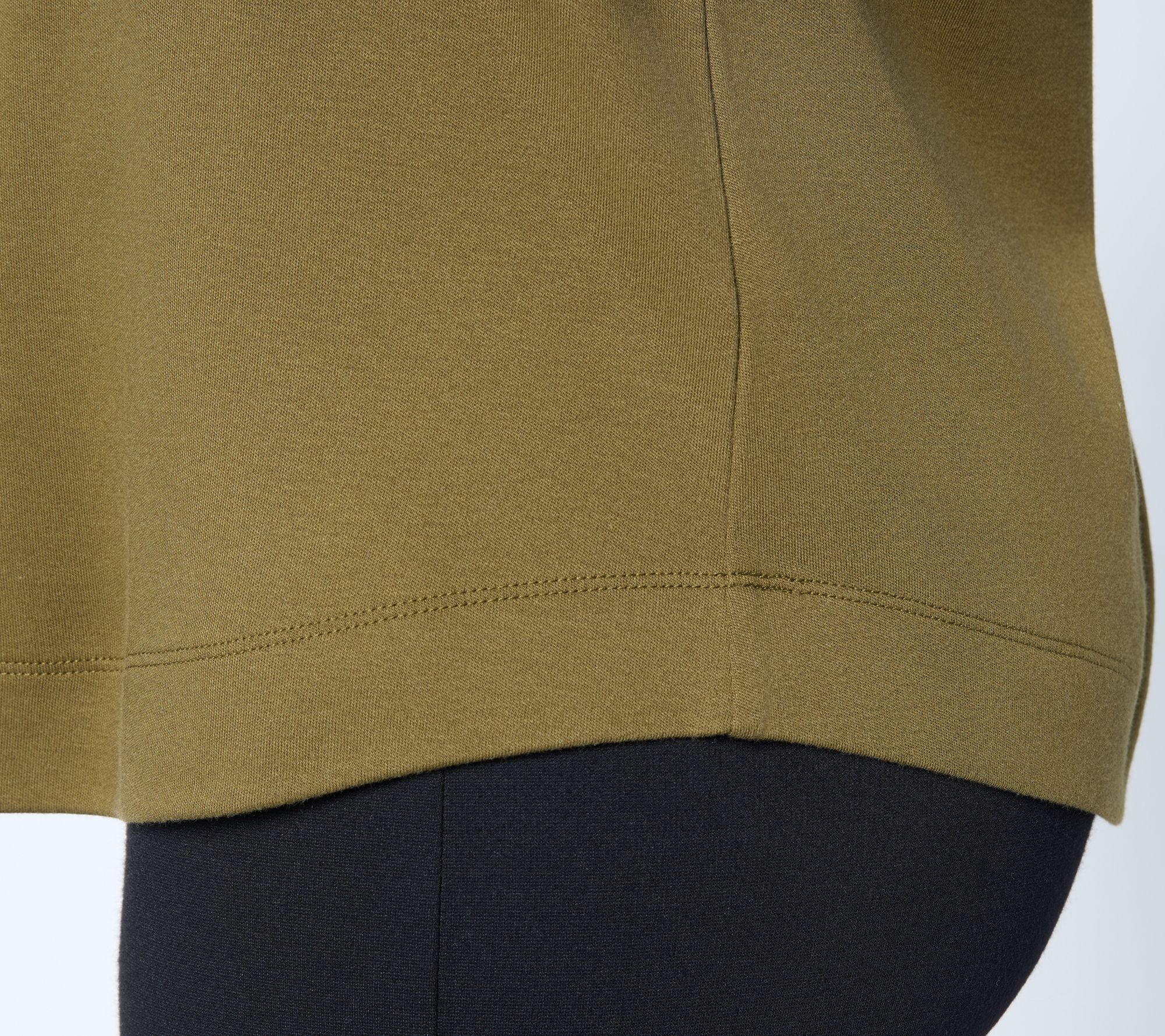 Martha Stewart Signature Essentials Modern Raglan Long Sleeve Top