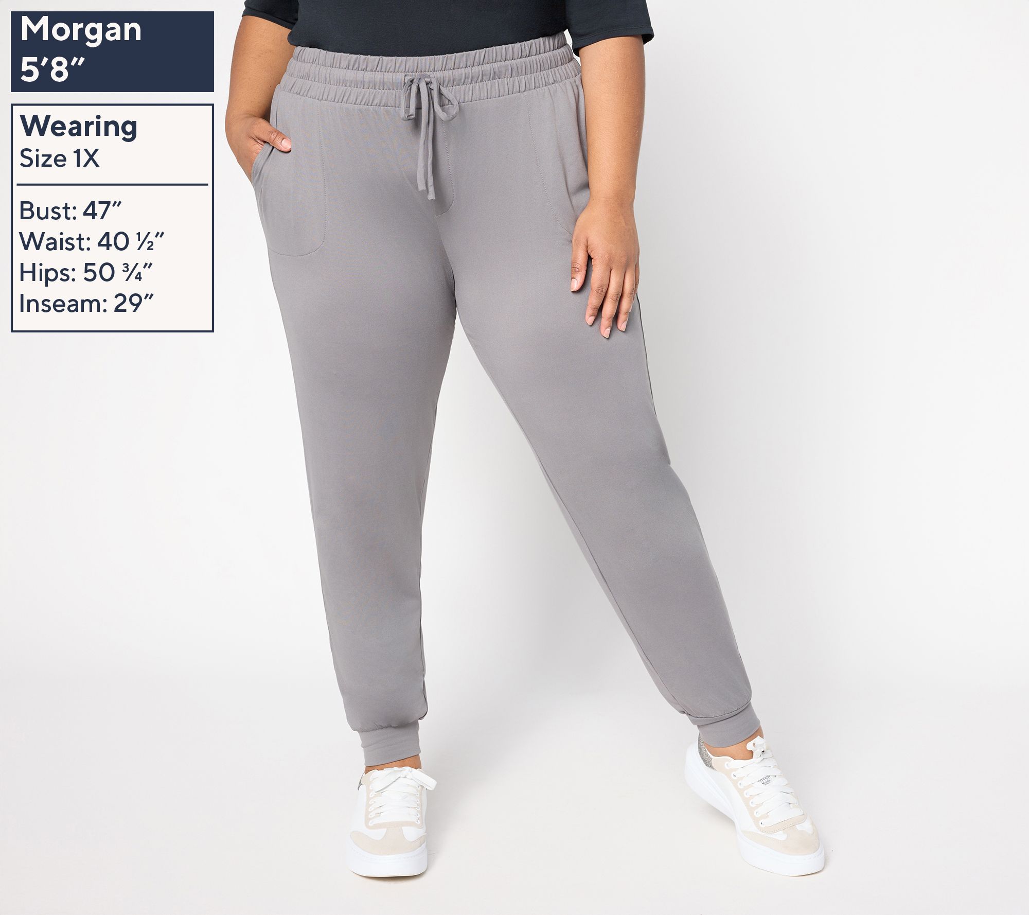 Anybody Regular Lush Jersey Set of Two Joggers