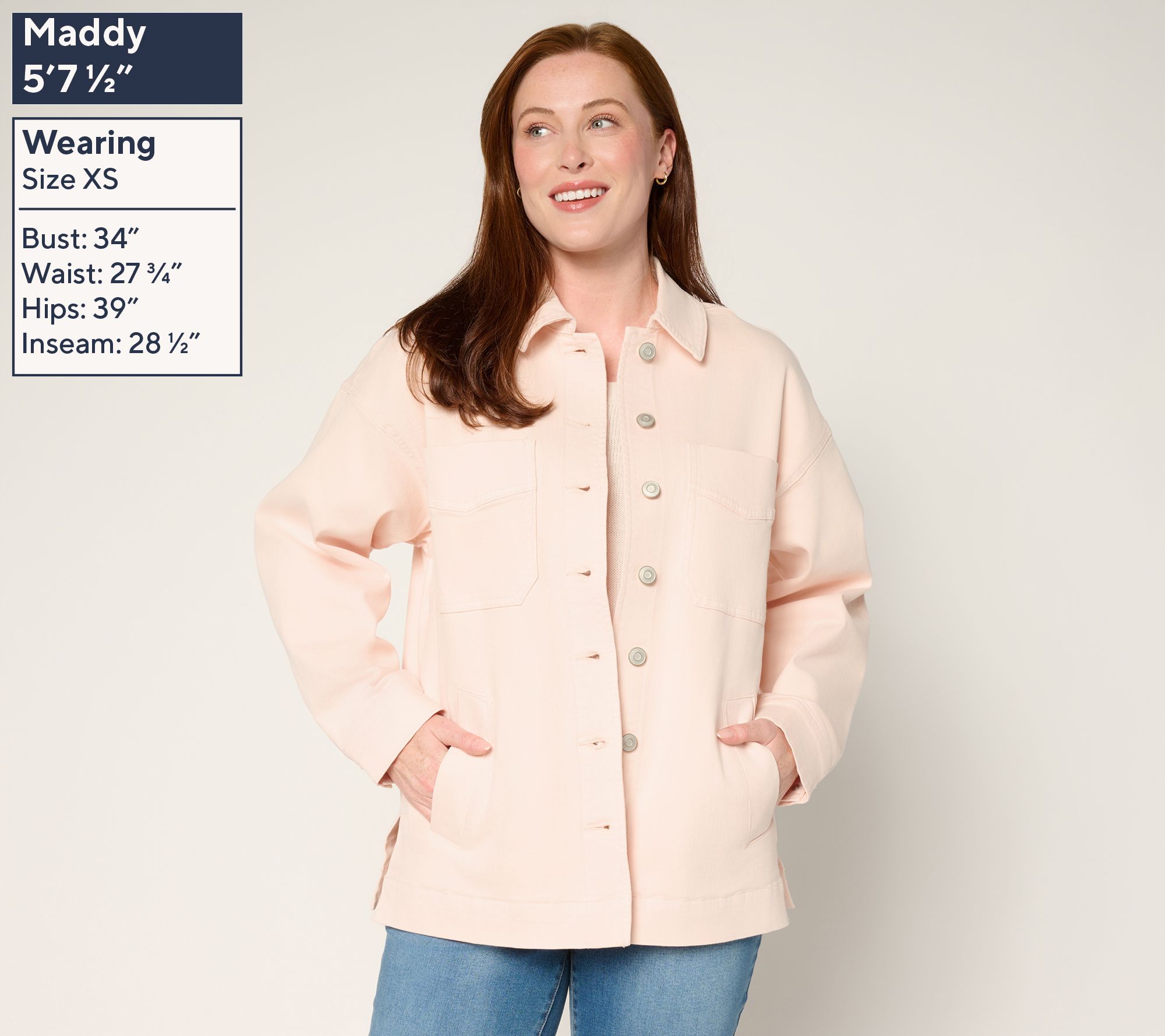 Ree by The Pioneer Woman Button Front Chore Jacket
