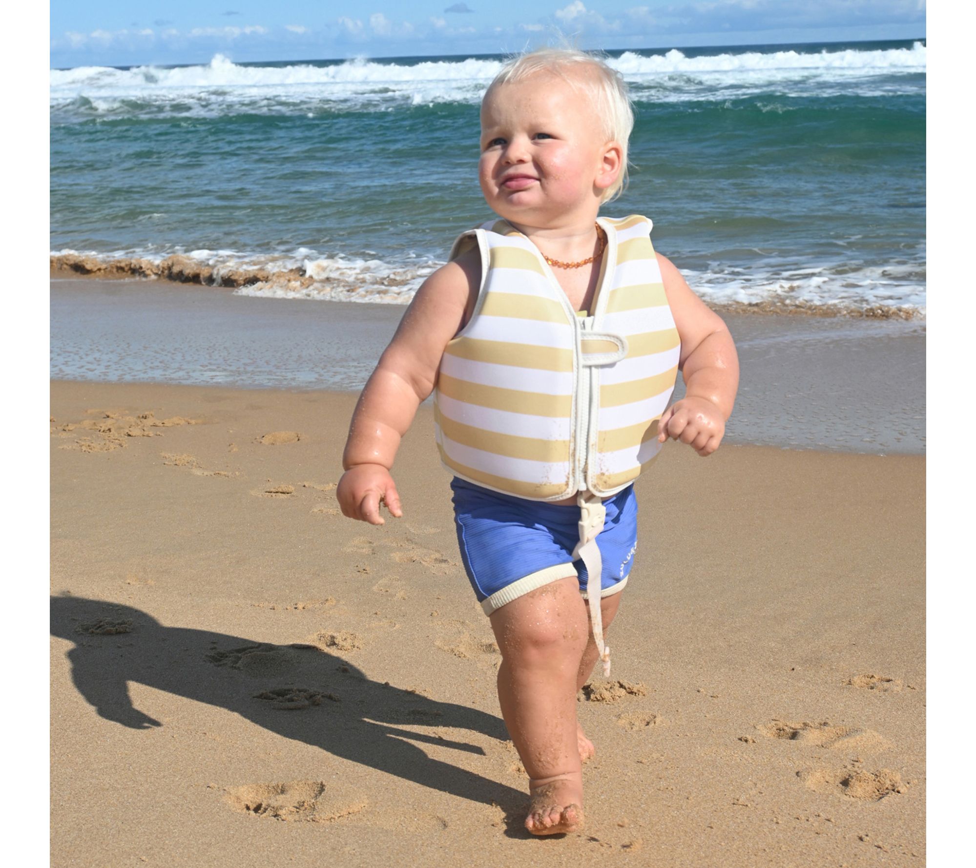 Sunnylife Kids Swim Vest 1-2 - Sid Seagull, 33lbs Cap