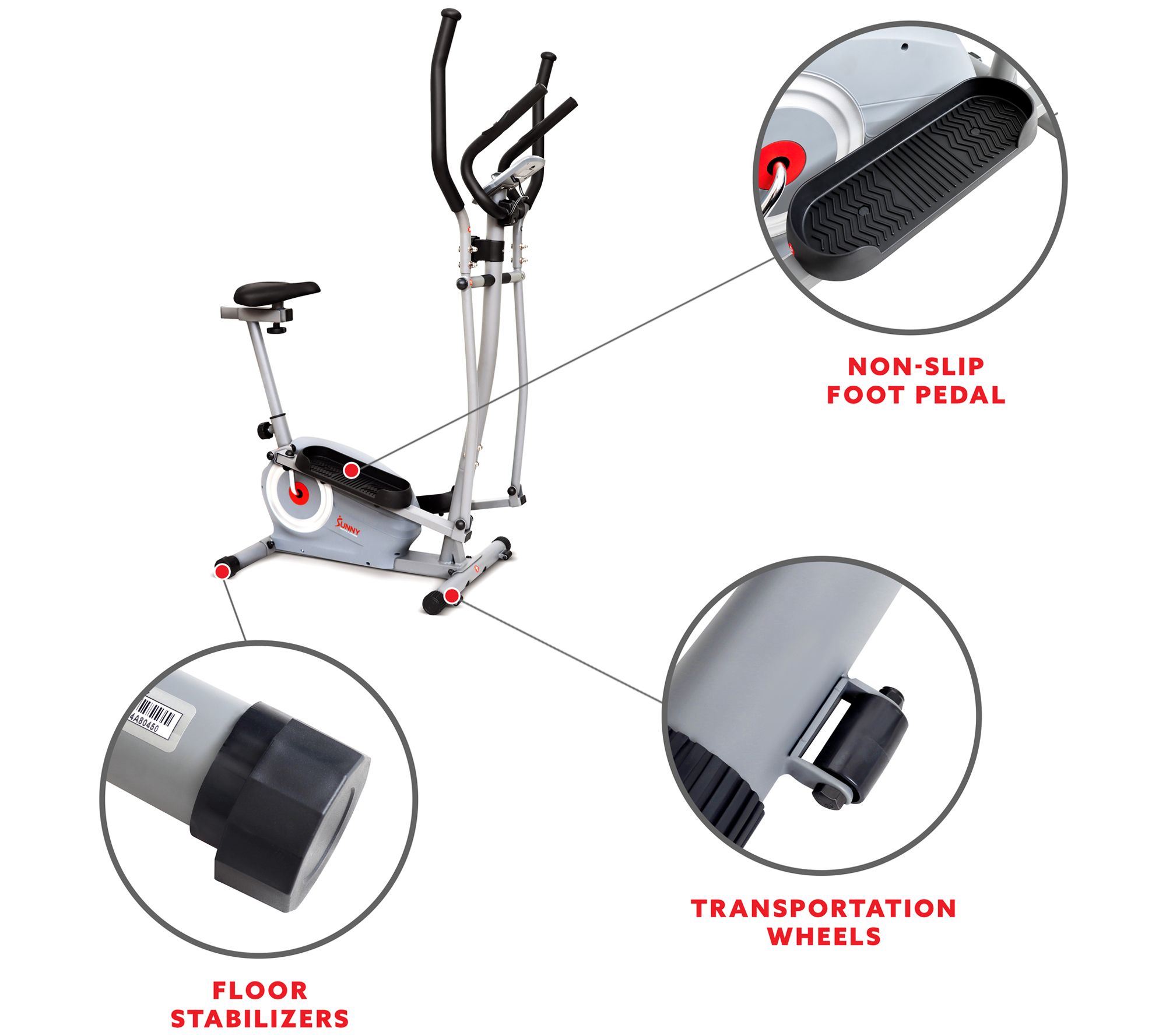 Sunny Health & Fitness Essential Series Seated Elliptical