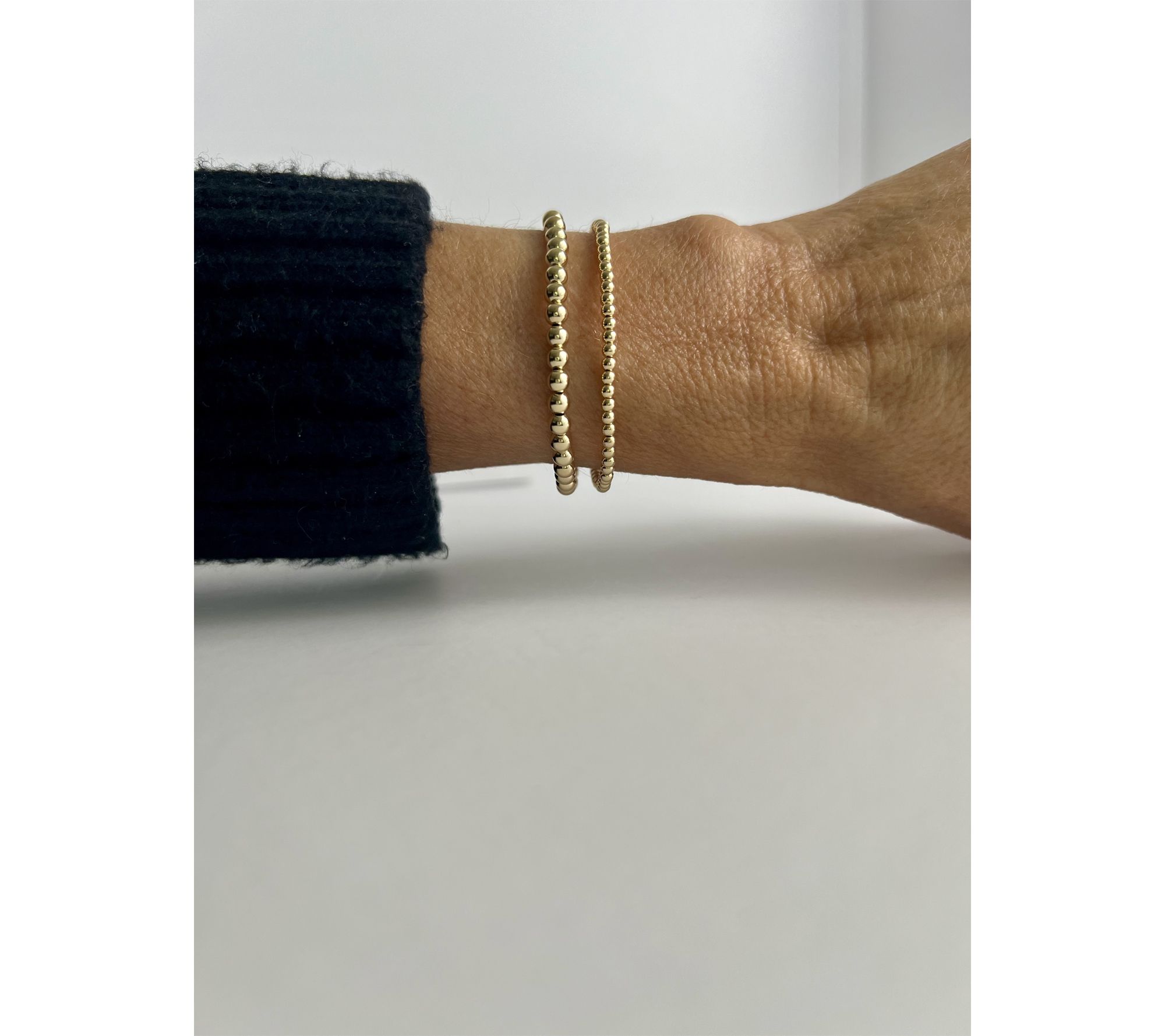 MaeMarie Wraps Heart of Gold Duo Slip On Bracelet, 14K Gold