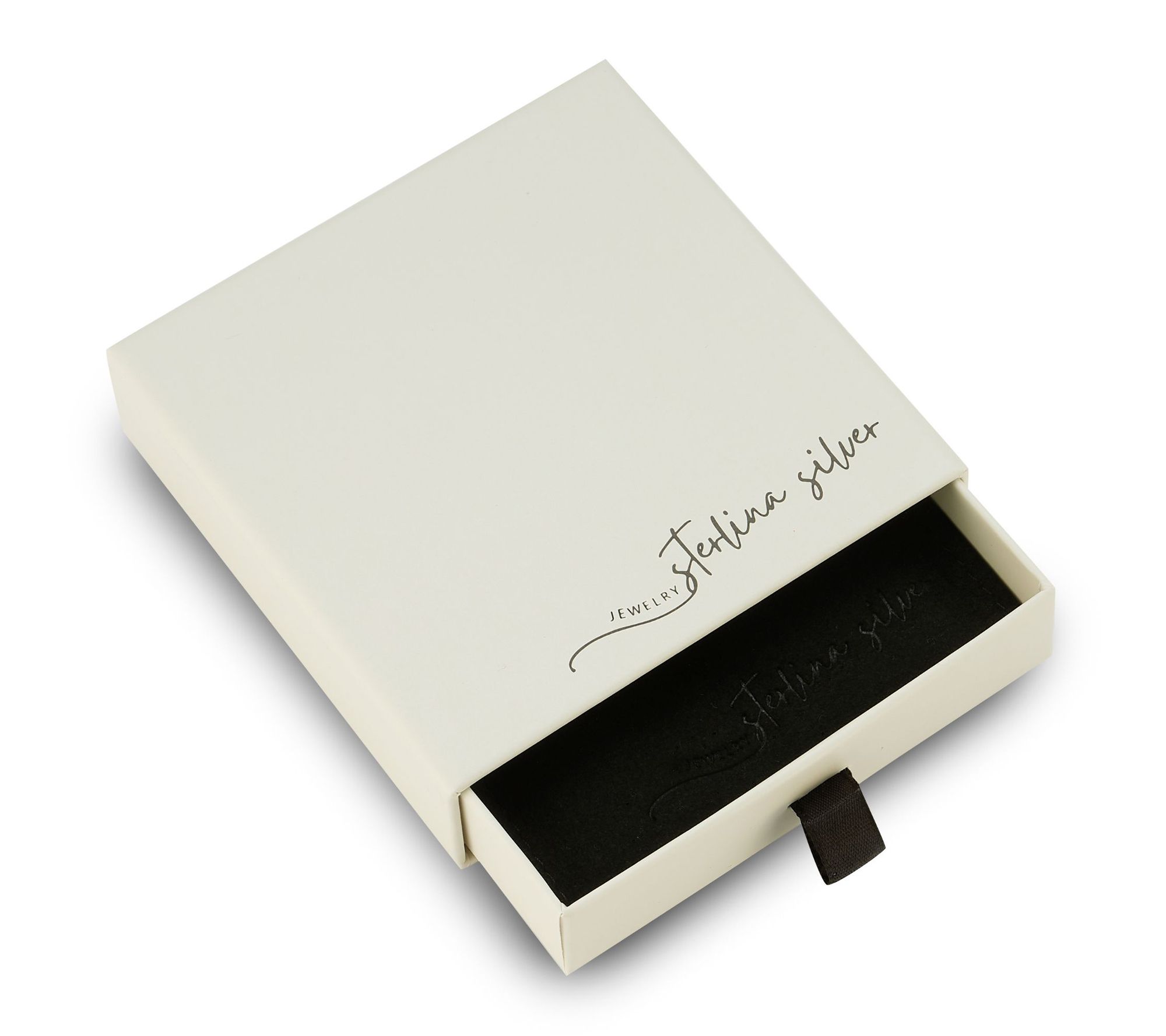 Sterlina Silver Flower Chain Drop Earrings, Sterling