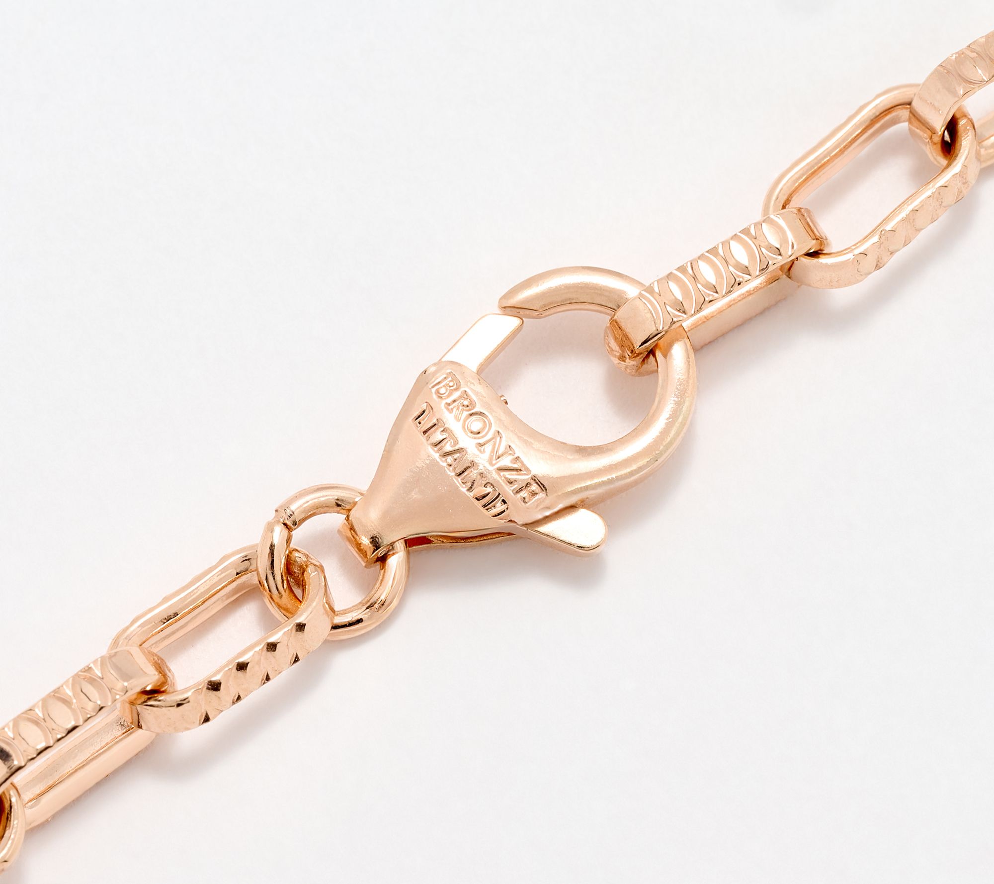 David Markstein Bronze Premiere Luxe Paper Clip Necklace, 20