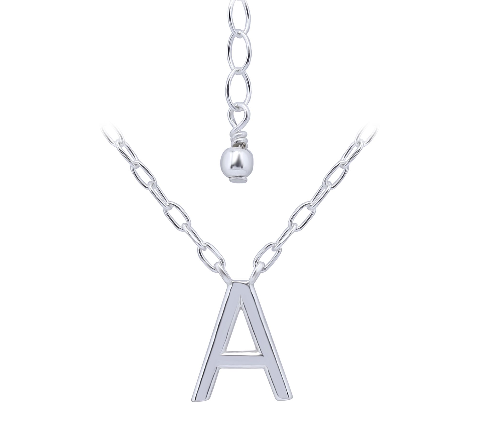 Or Paz Initial Letter Personalized Necklace