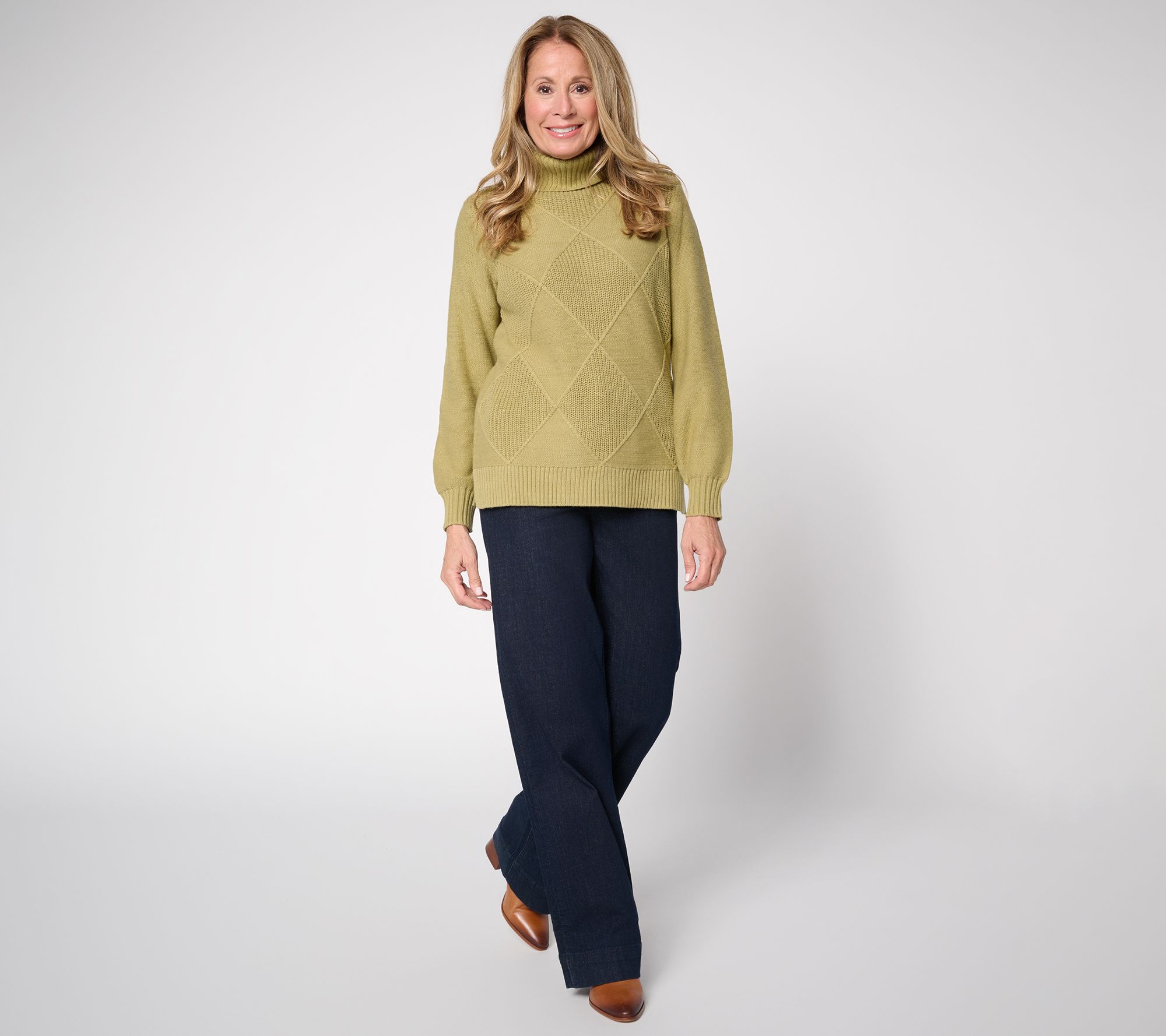 Belle by Kim Gravel Diamond Shaker & Jersey Sweater