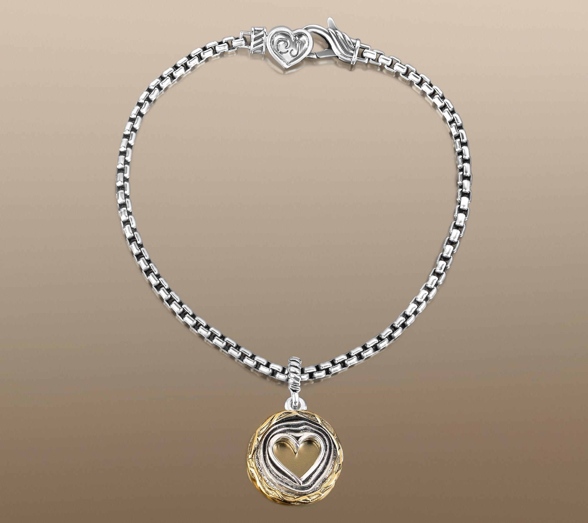 Christian James by Scott Grimes Two-Tone CharmBracelet