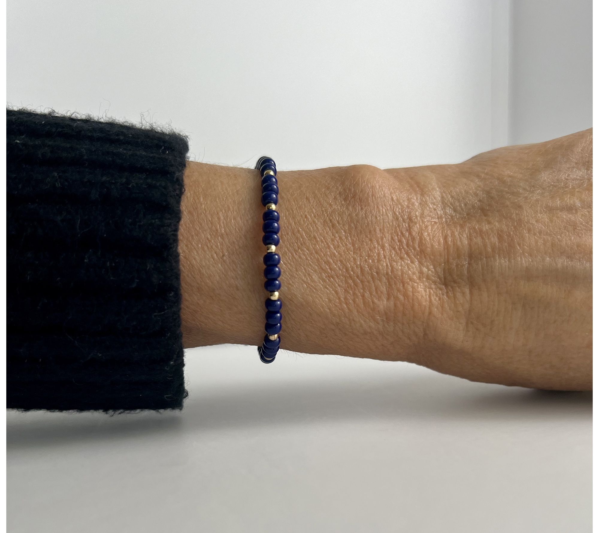 MaeMarie Wraps Peacock Bubble Slip On Bracelet,14K Gold