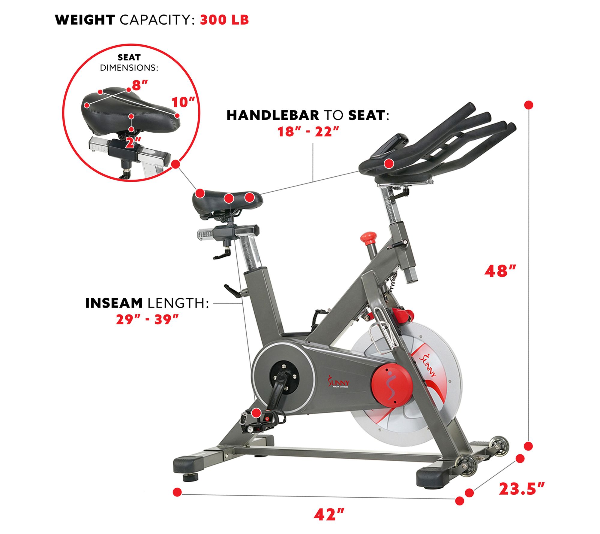 Sunny Fitness Indoor Training Cycling Fitness Bike
