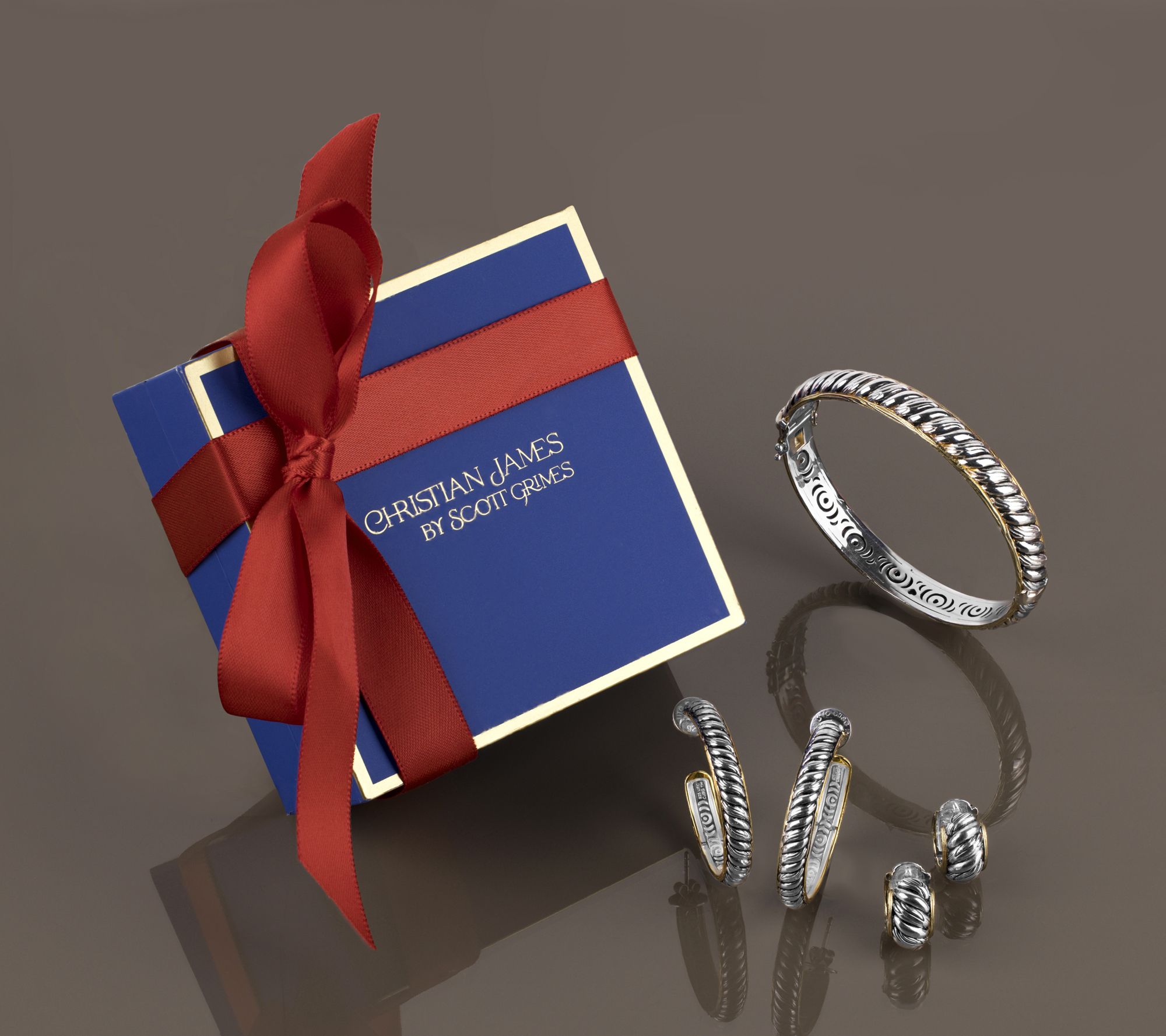 Christian James by Scott Grimes Sterl & 14KClad Two Tone 1-1/2