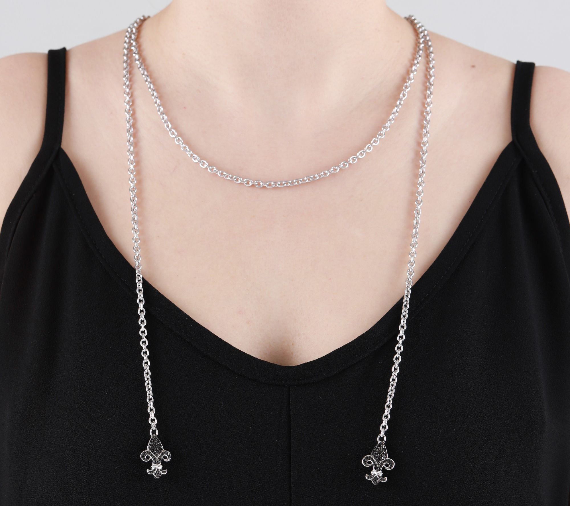 Margo Manhattan Sterling Black Spinel Fleury 48