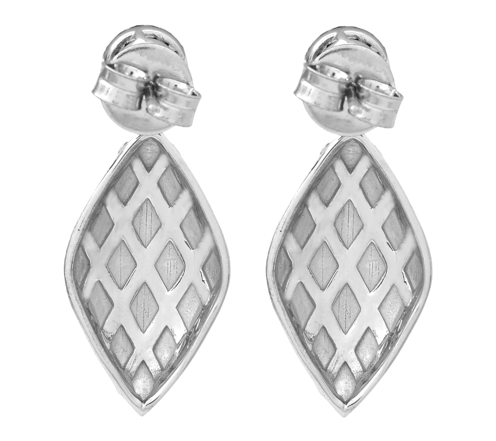 Affinity Gems Citrine & Black Spinel Dangle Earrings, Sterling