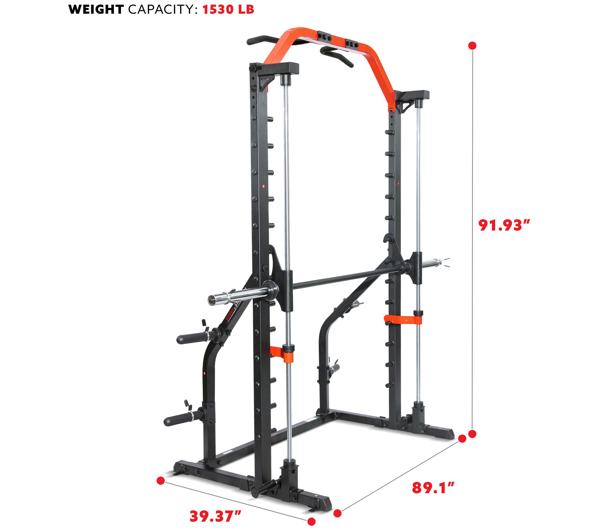 Sunny Health Fitness Smith Machine Squat Essential