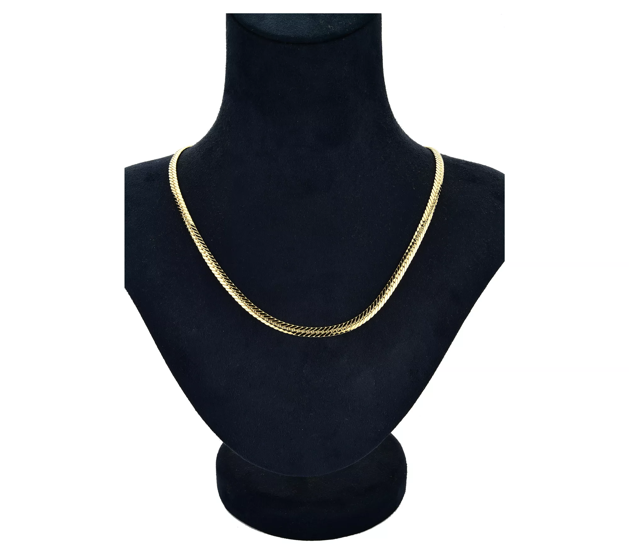 Adorna 14K Gold Cuban Snake Chain 20