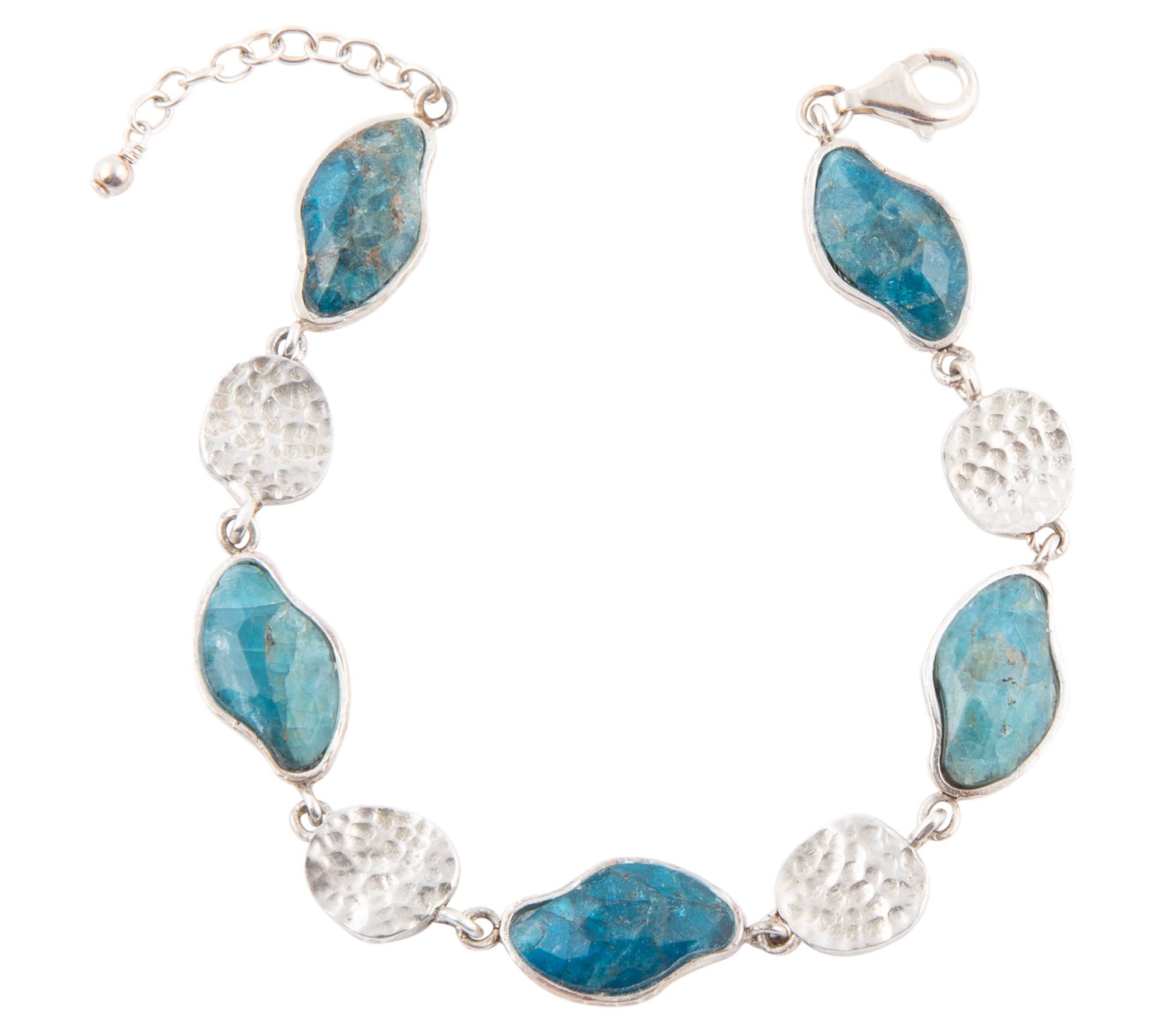 Barse Artisan Crafted Sterling Luna Apatite Bracelet