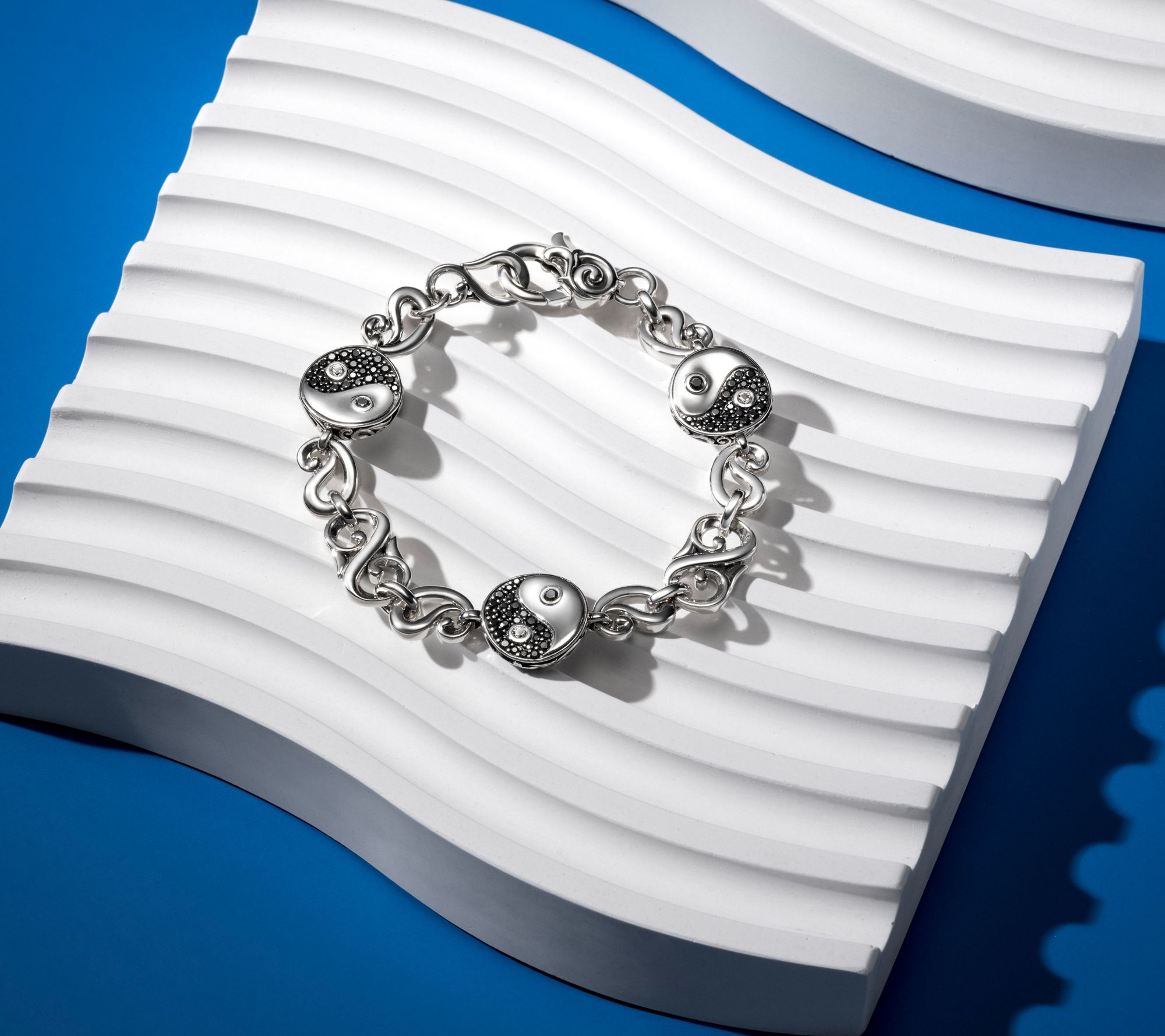 Third Person Sterling Silver Creative Soul Yin Yang Bracelet