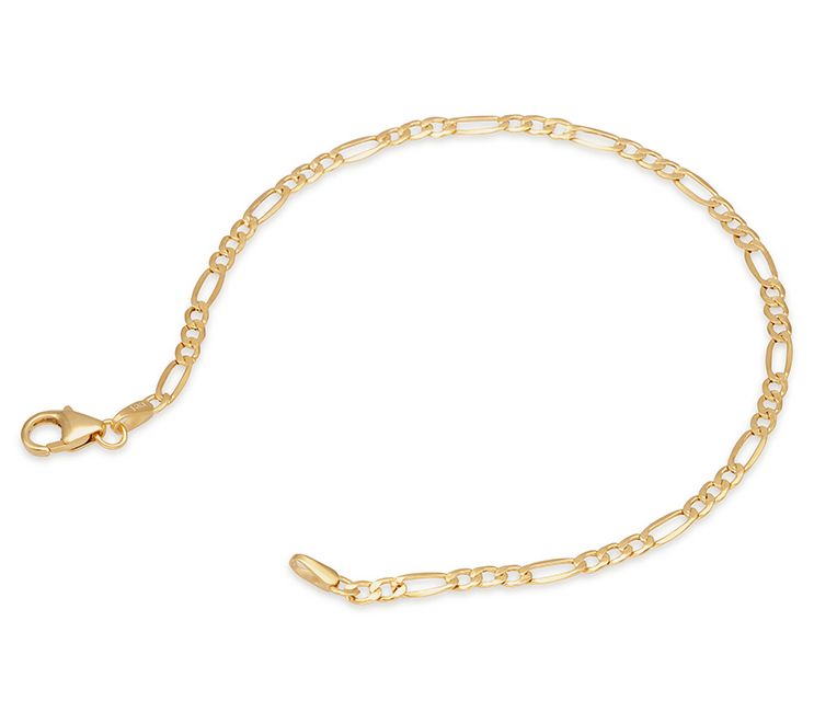 Adi Paz 14K Gold Figaro Chain Bracelet