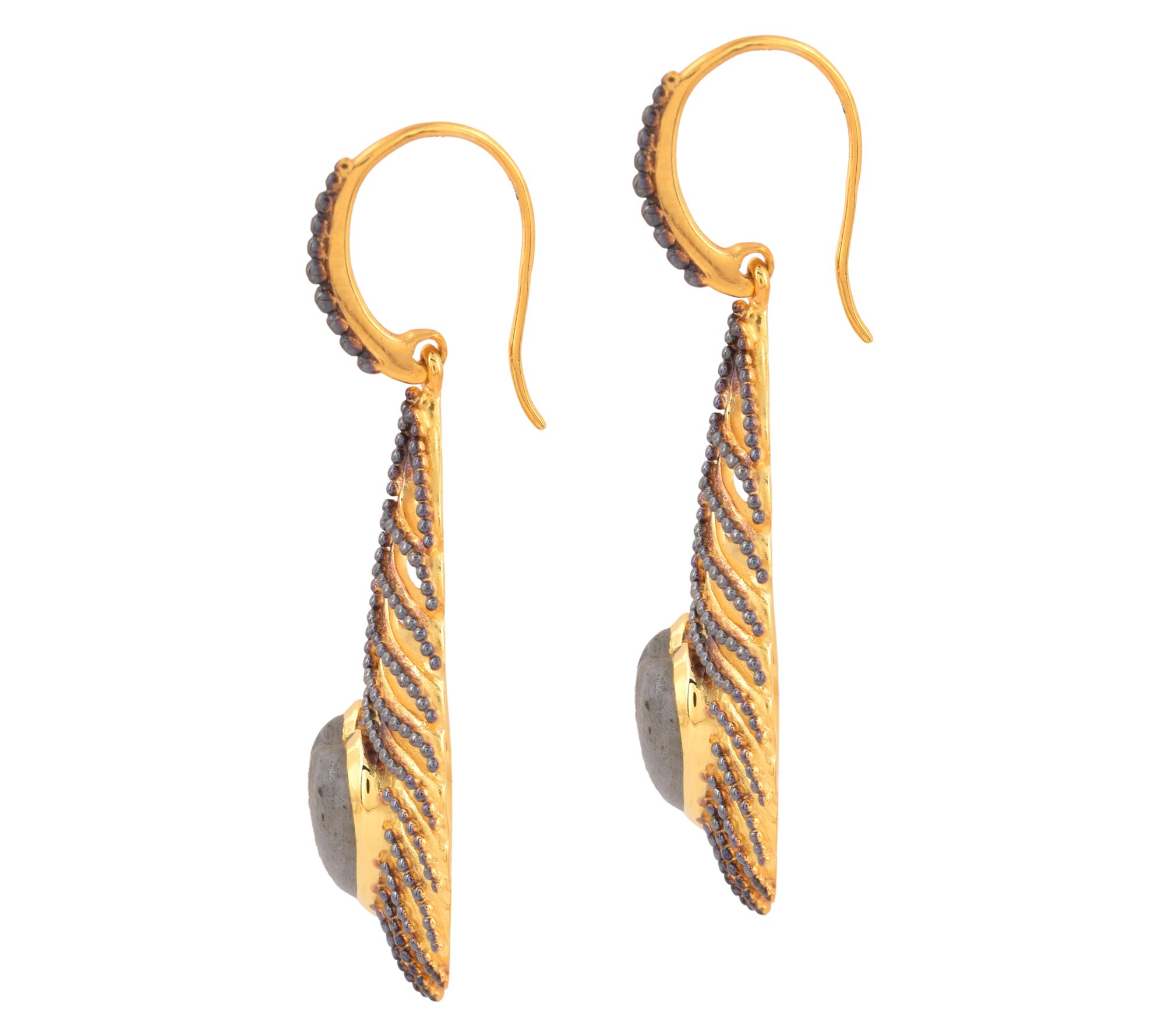 Affinity Gems Labradorite Dangle Earrings, Sterling