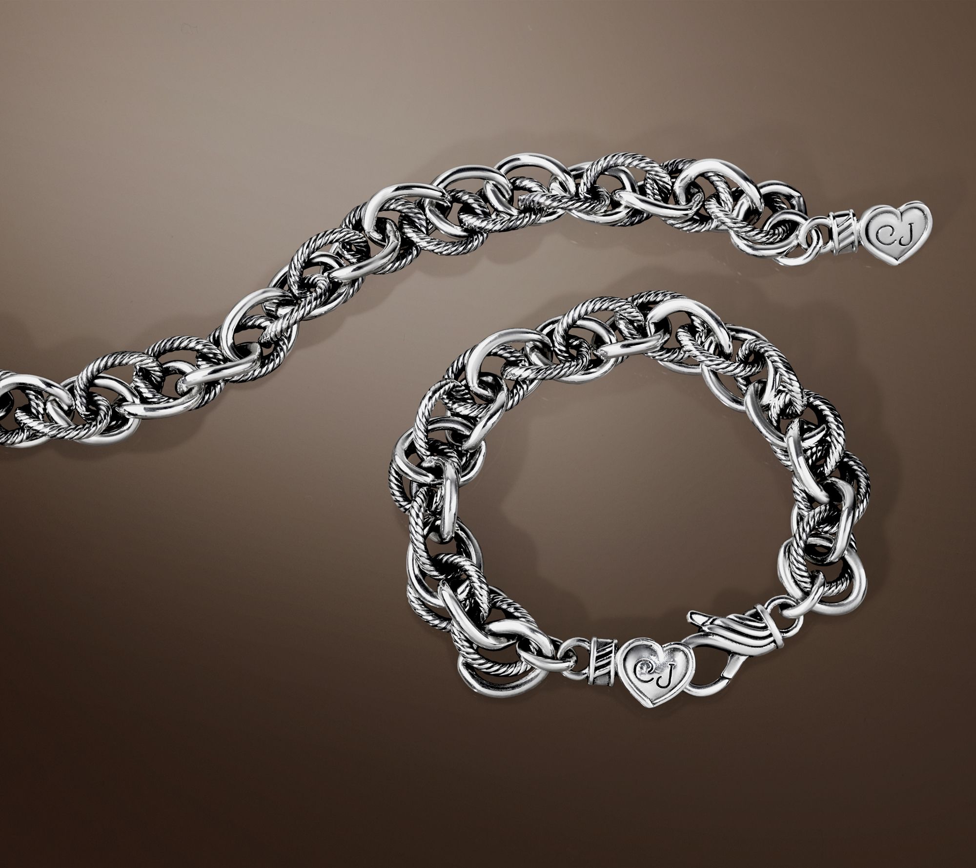 Christian James by Scott Grimes Sterling Silver Ripple Iconic Bracelet, 37.0g