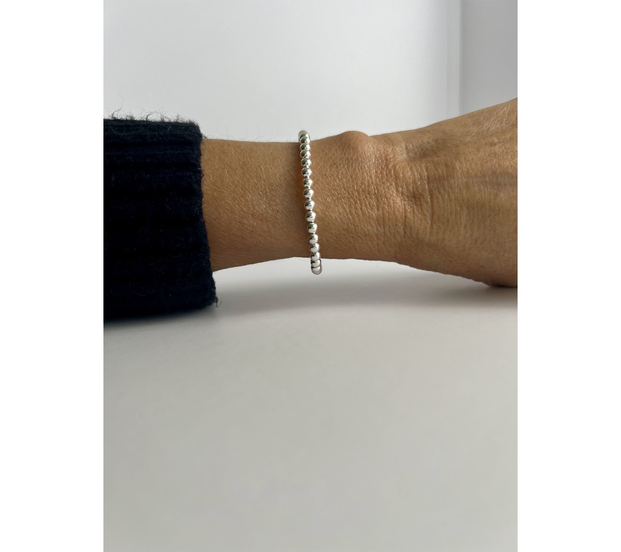 MaeMarie Wraps Silver Lining Single Slip On Bracelet, Sterling