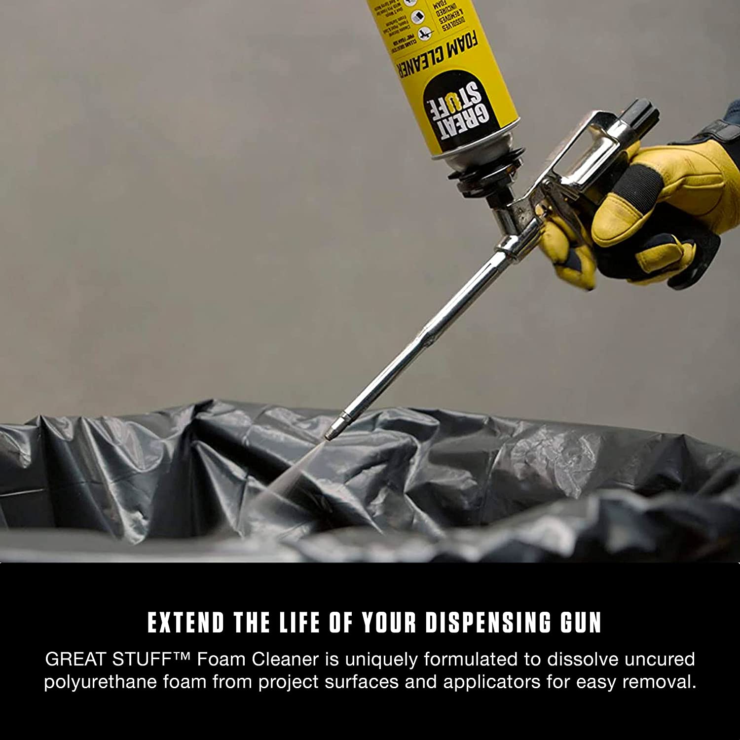 GREAT STUFF Foam Cleaner | Polyurethane Foam Residue Remover, 12 oz. (12 Pack)