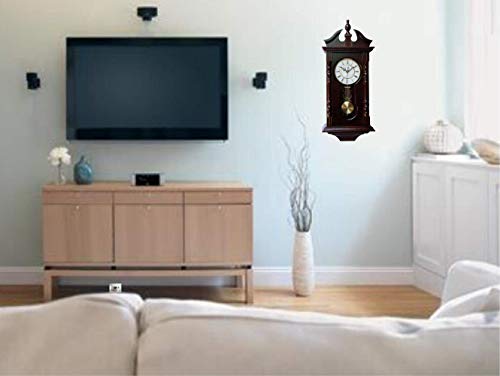 Pendulum Grandfather Wood Wall Clock with Chime