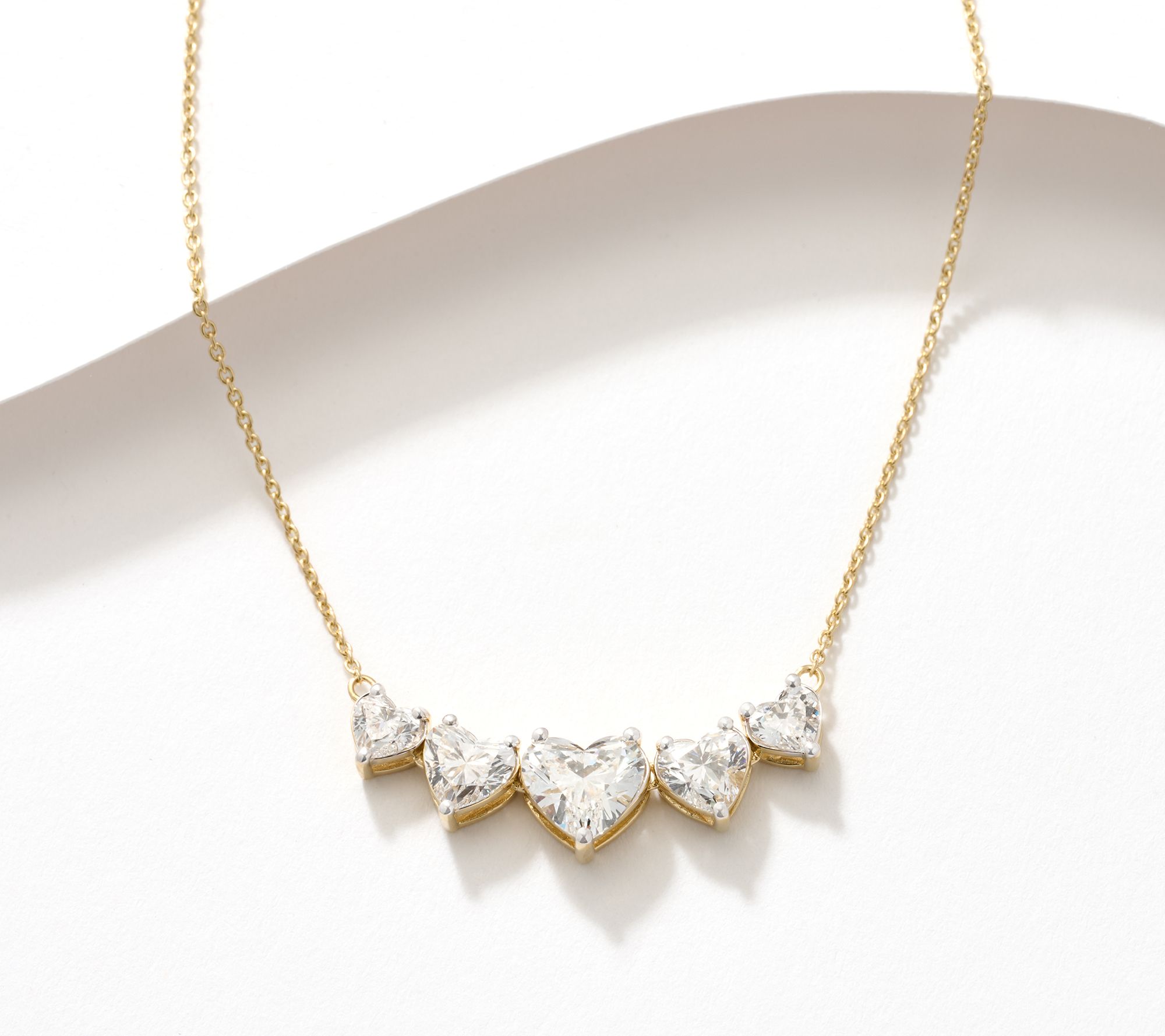 Fire Light Lab Grown Diamond 2.5cttw Heart Smile 18