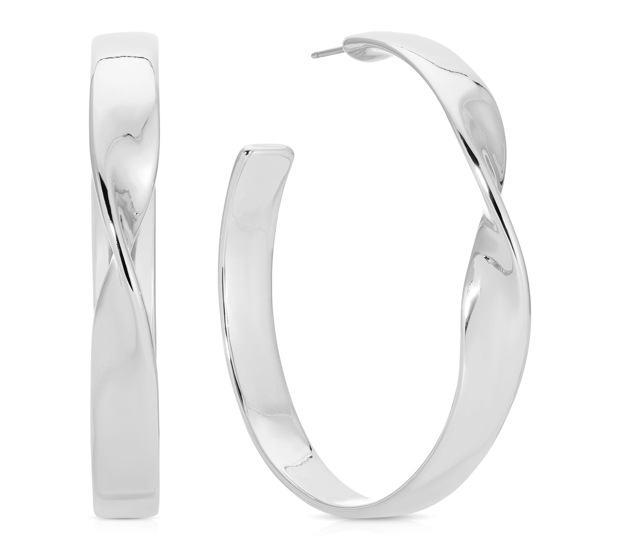 Ettika Heirloom Twist Large Hoop Earrings