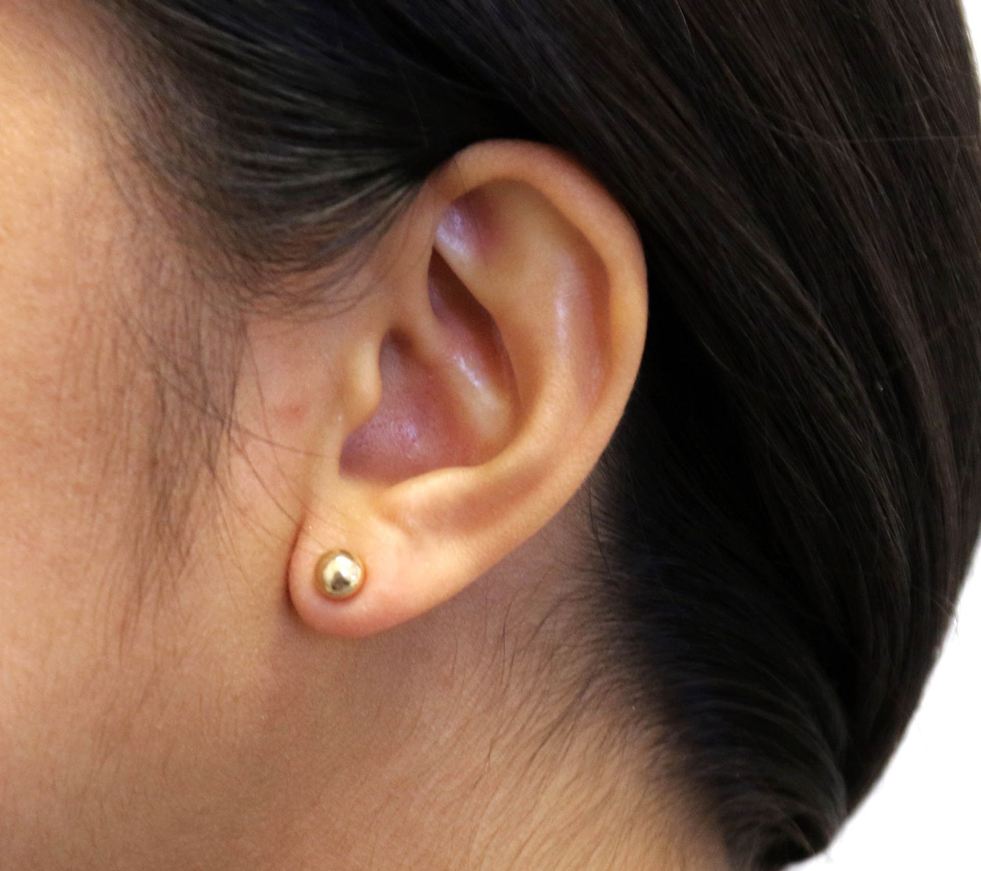 EternaGold Set of 2 Polished Stud Earrings, 14