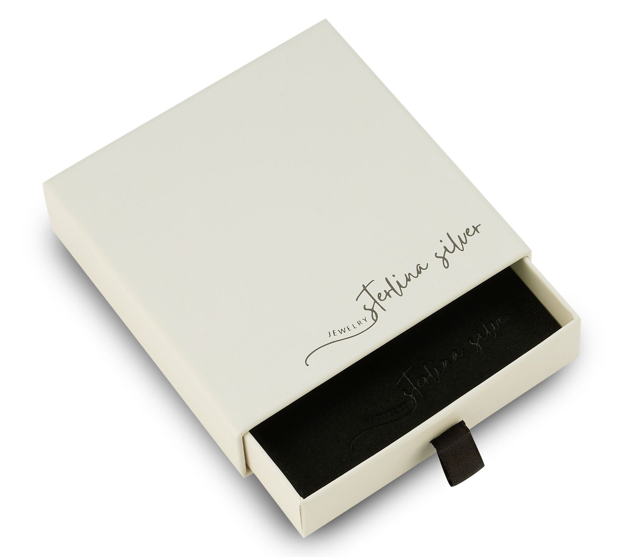 Sterlina Silver Clover Necklace & Earrings Set,Sterling