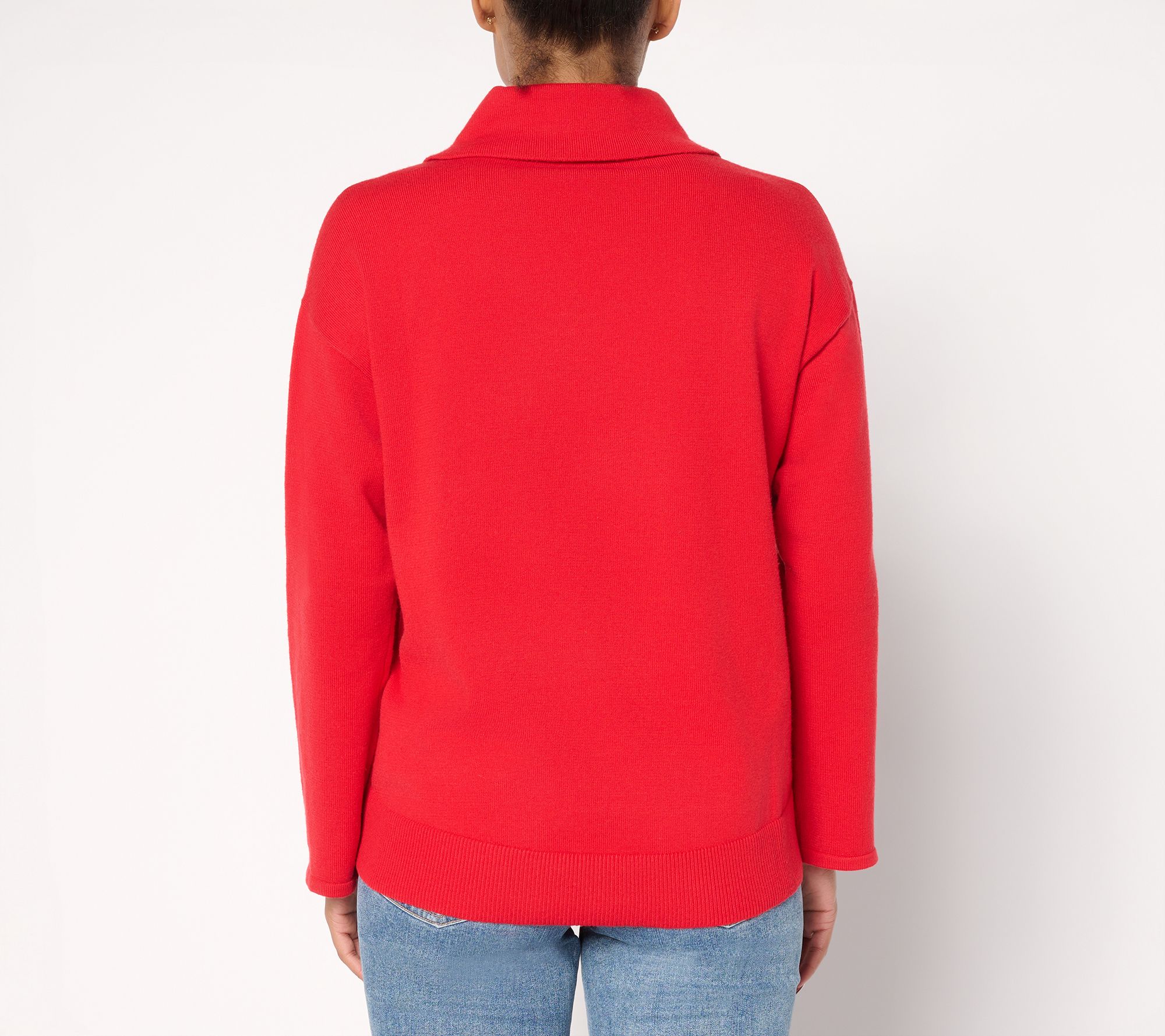 Me by Jennie Garth Miles Hi-Low Sweater