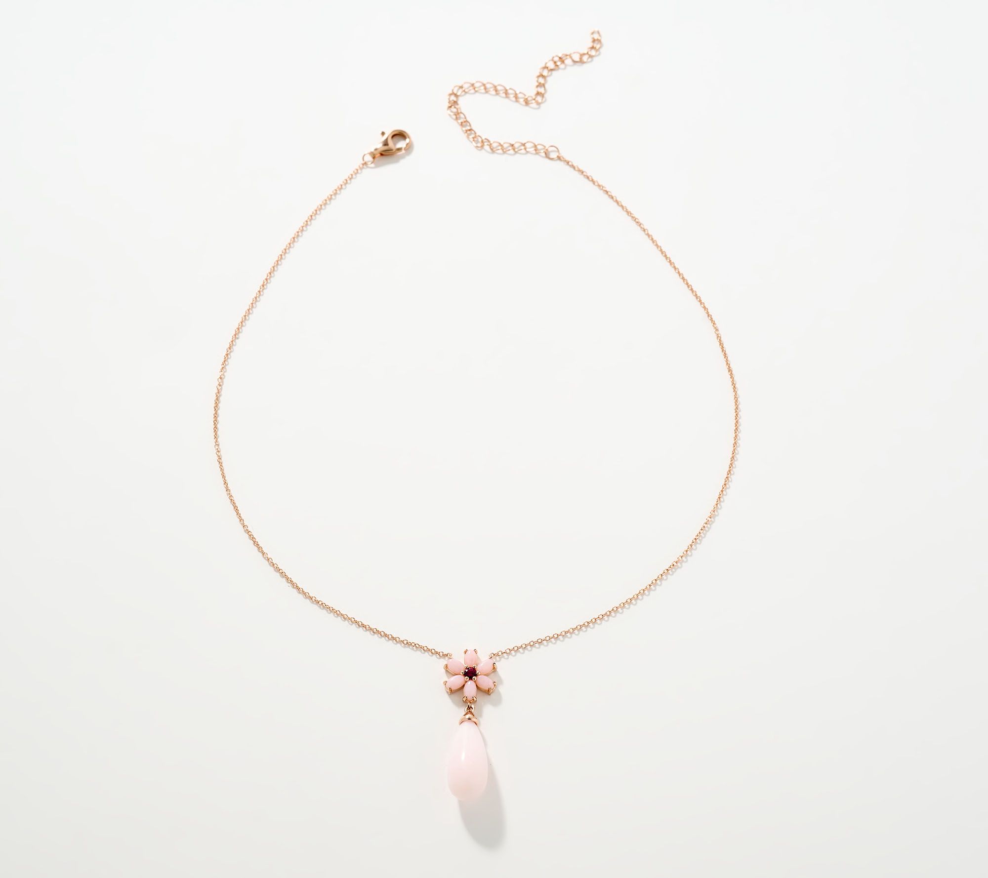 JEN by Jennifer Miller Broilette Pink Opal Necklace, Sterling Silver