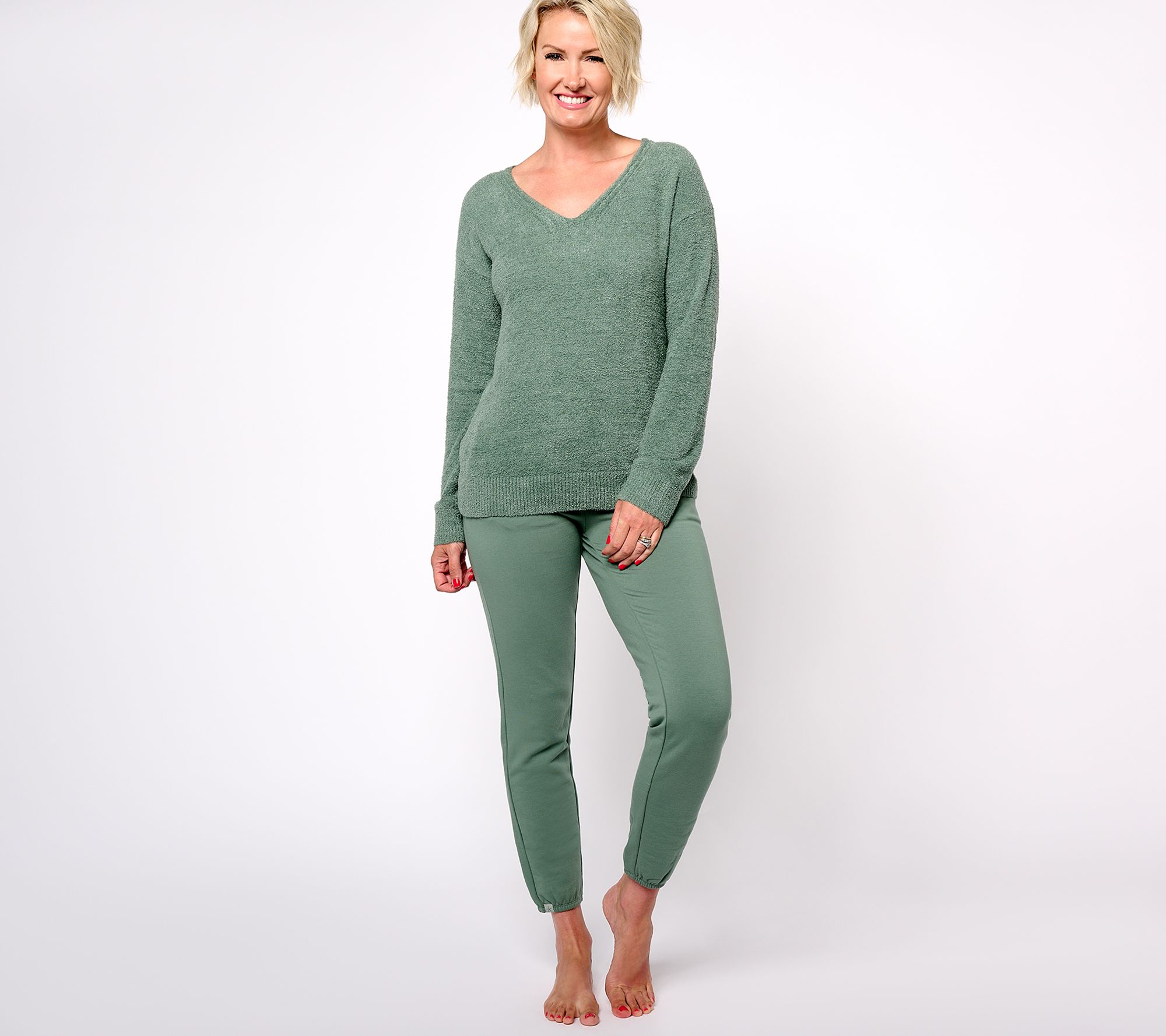 Barefoot Dreams Tall CozyChic Lite Pullover & Lounge Pant Set
