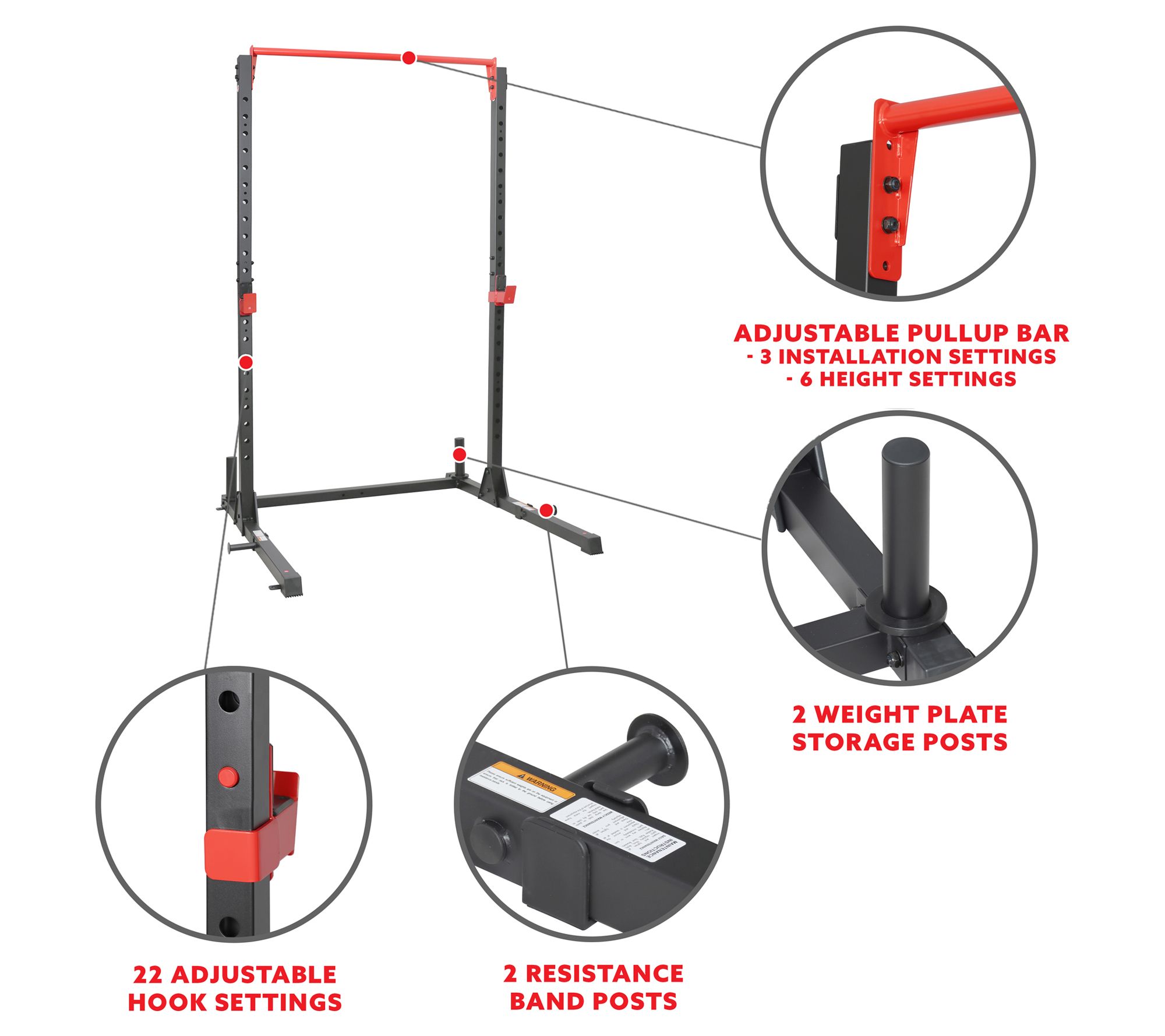 Sunny Health & Fitness Essential Power Rack SF- XF920063