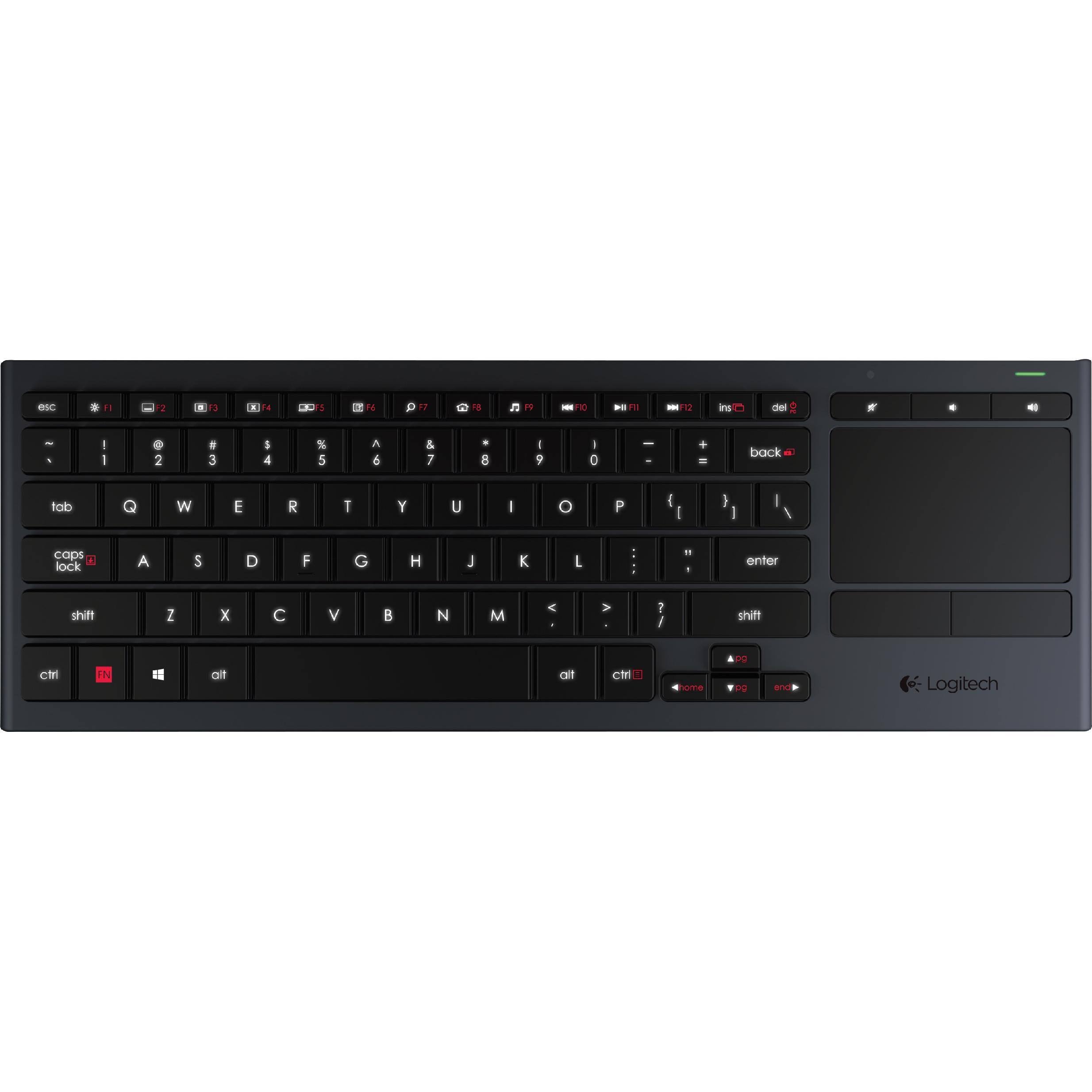 Logitech Living-Room K830 Wireless 2.4 GHz-Bluetooth Keyboard