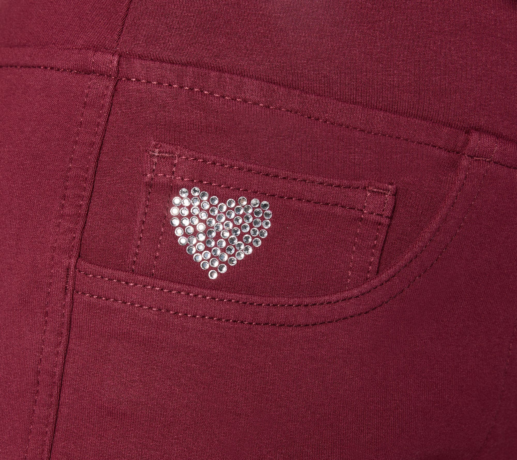 Quacker Factory DreamJeannes Flat Waistband Bootcut Jeans