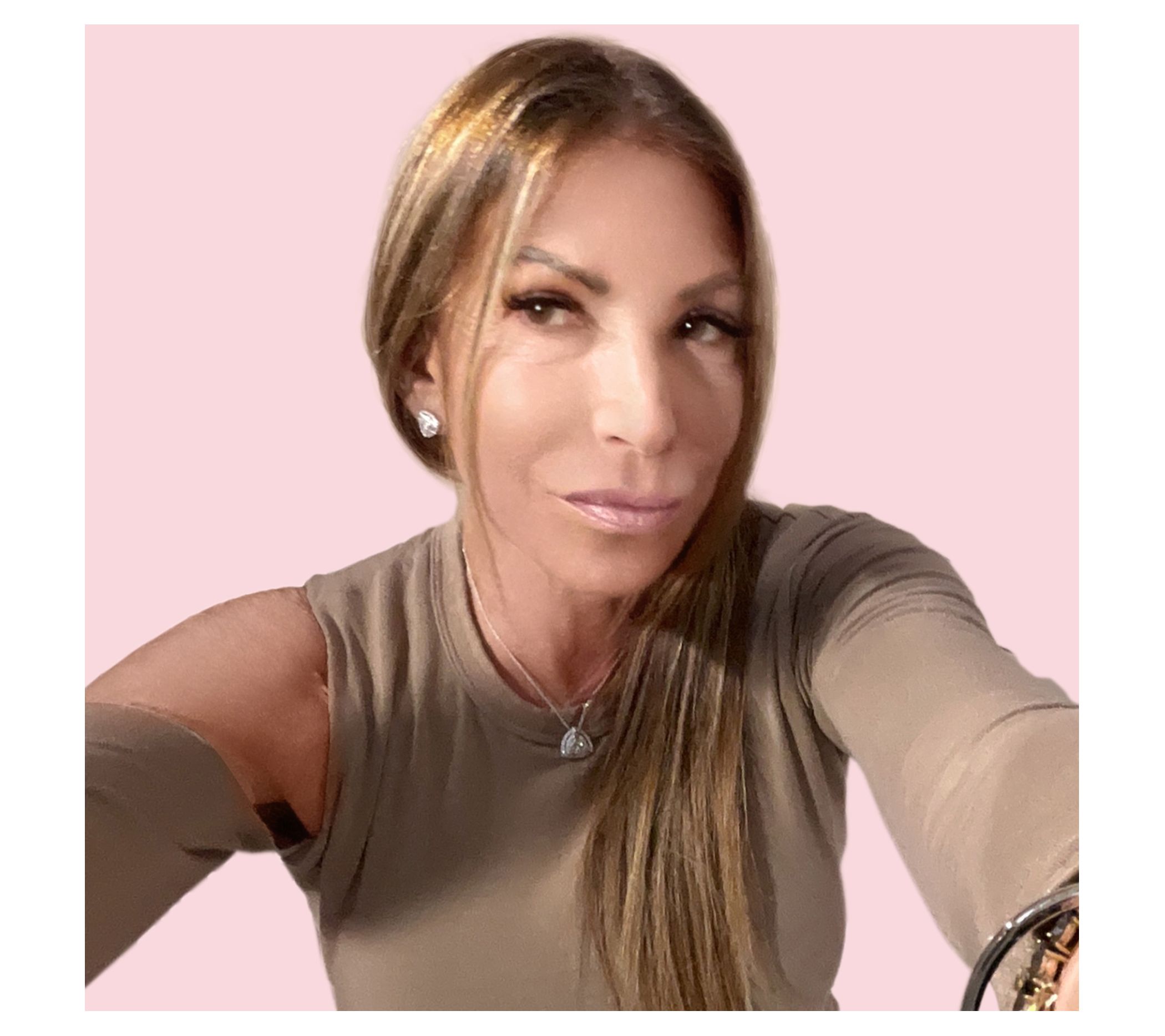 Diamonique x Jennifer Miller Trillion Stud Earrings, Sterling