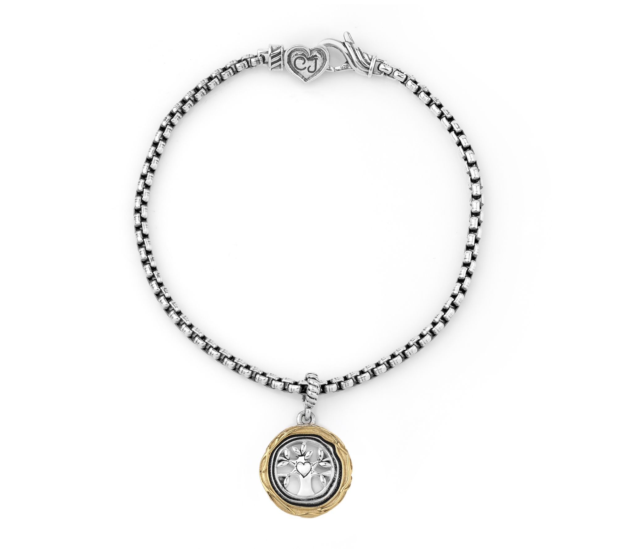 Christian James by Scott Grimes Two-Tone CharmBracelet