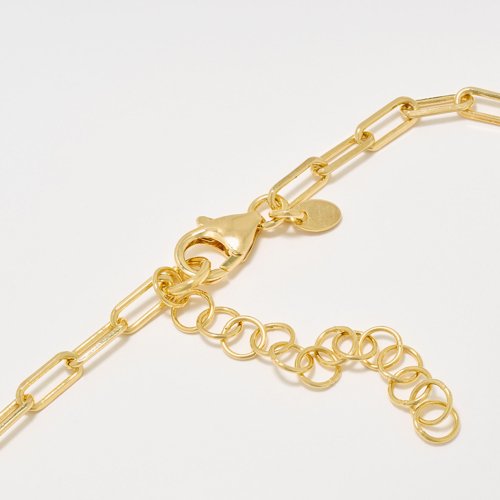 David Markstein Bronze Gemstone Station Paperclip 18